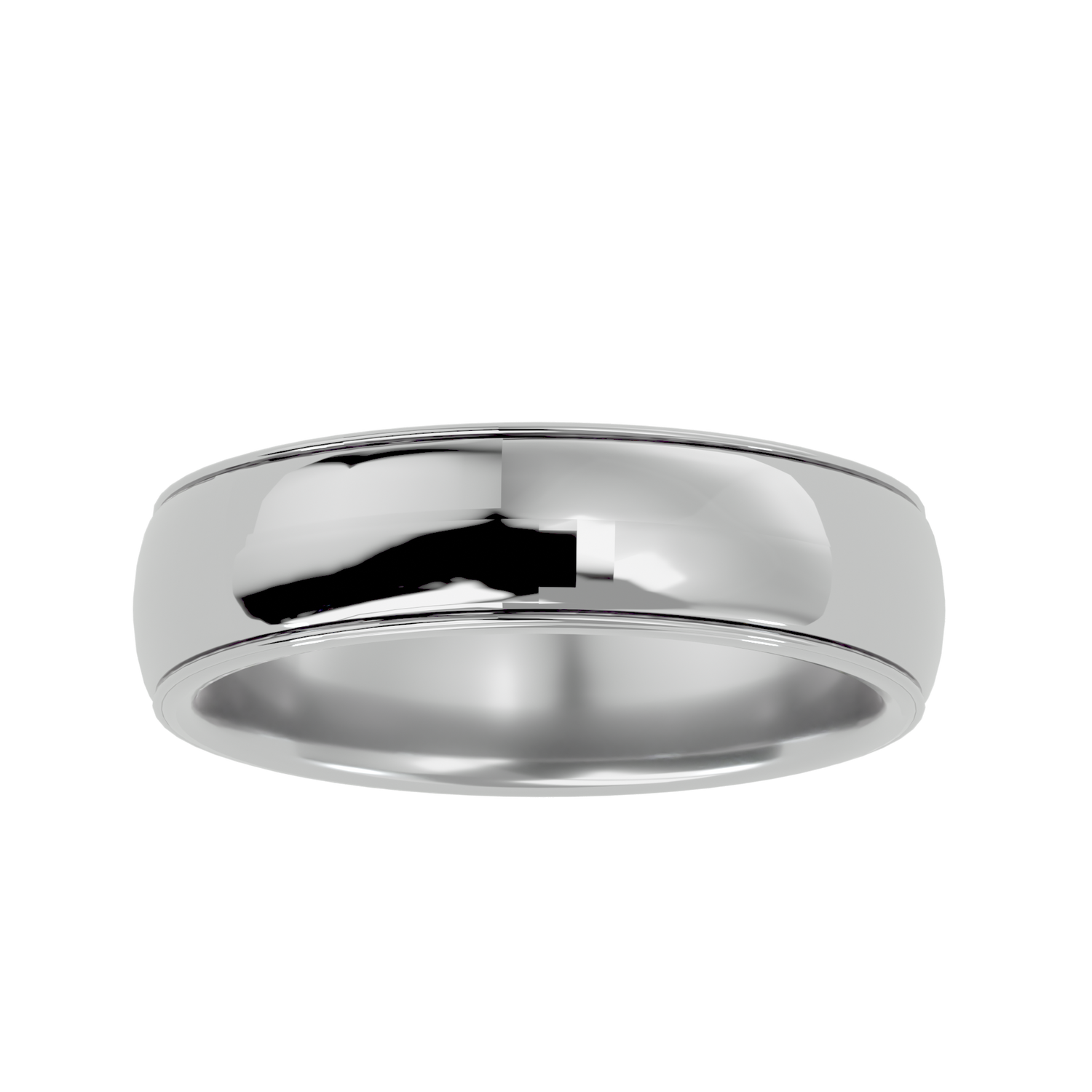 HOH Bruno Solid Gold  Mens Wedding Band