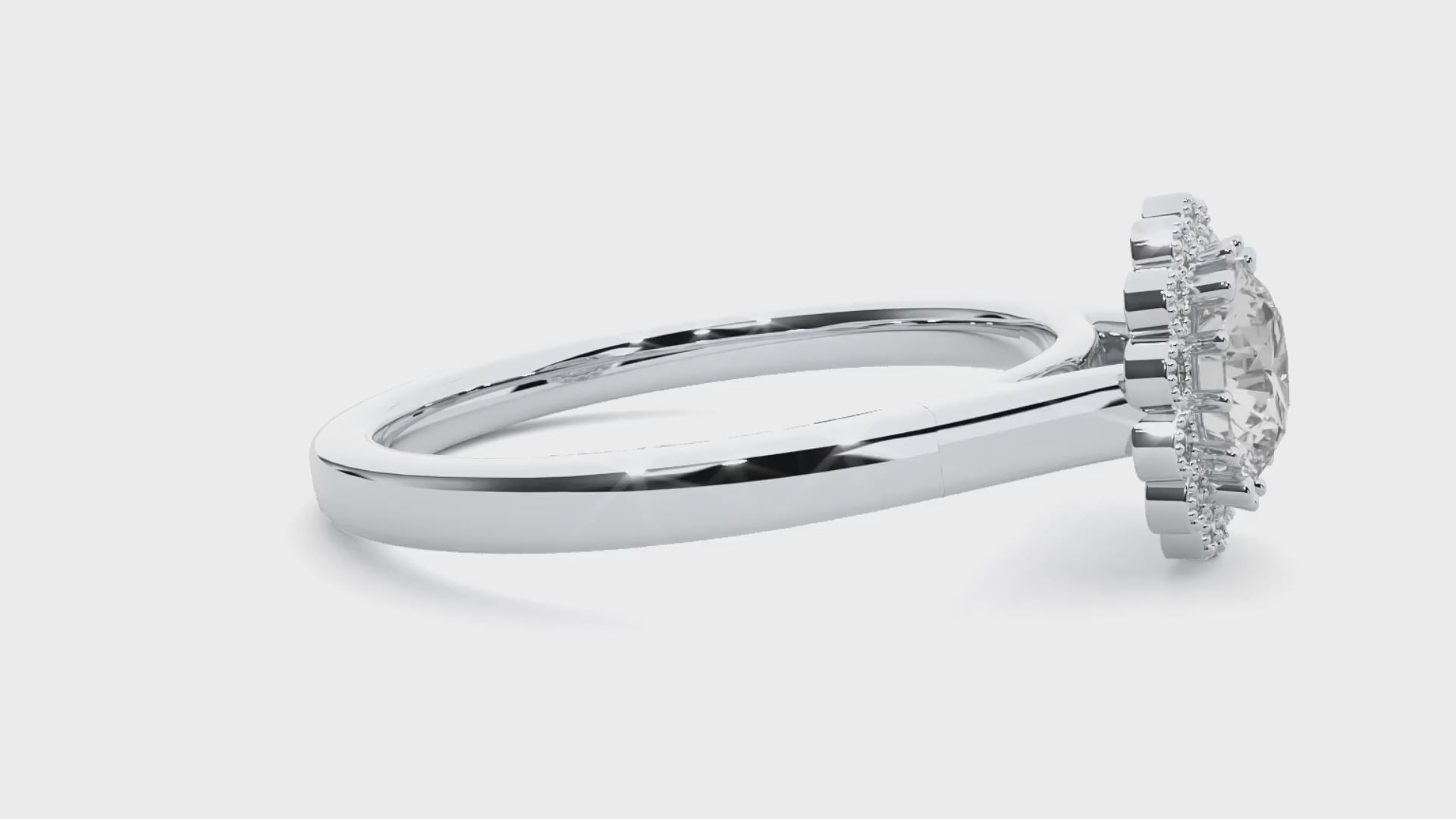 HOH Fabian Diamond Halo Ring