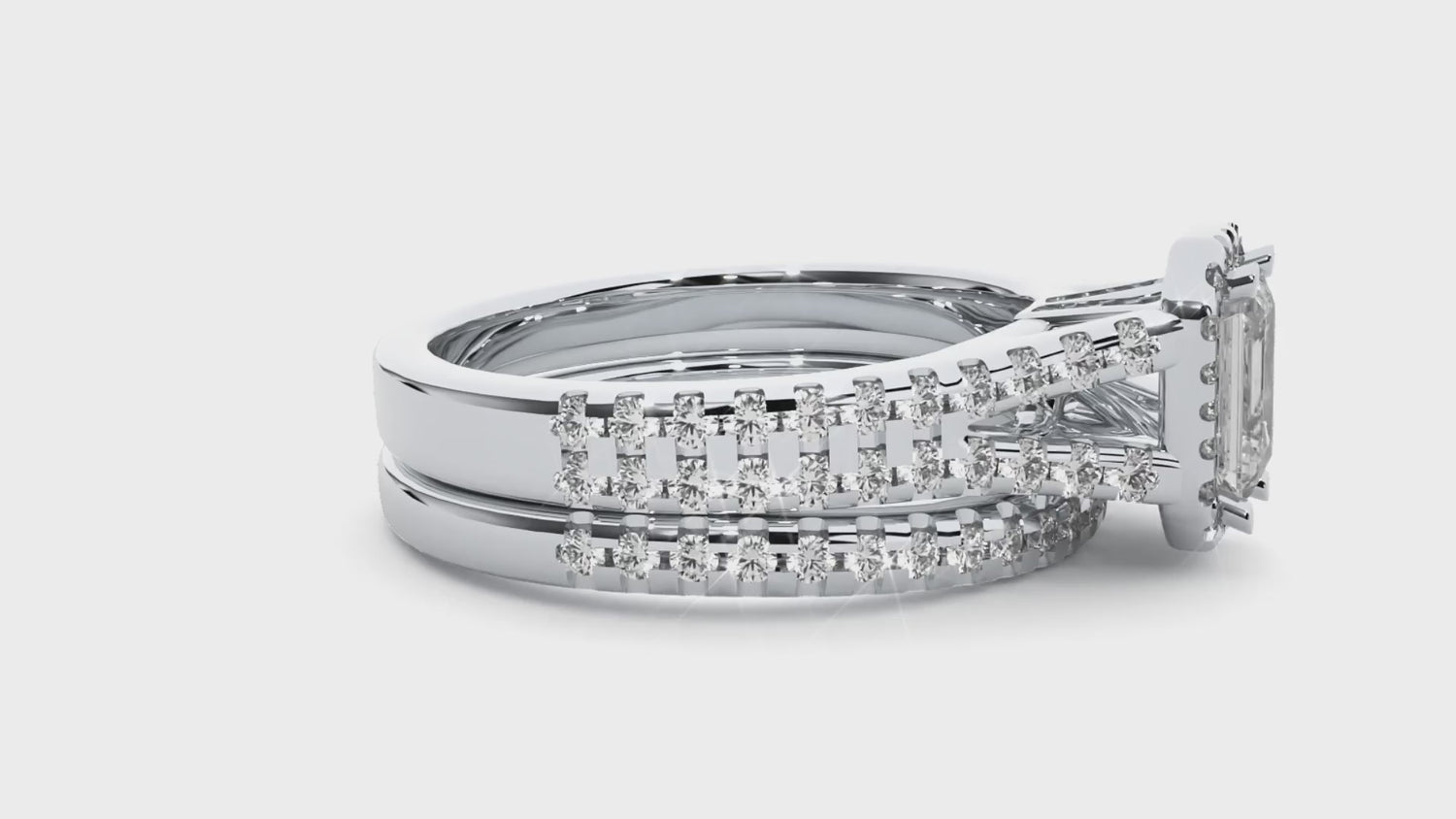 HOH Allosia Diamond Bridal Ring