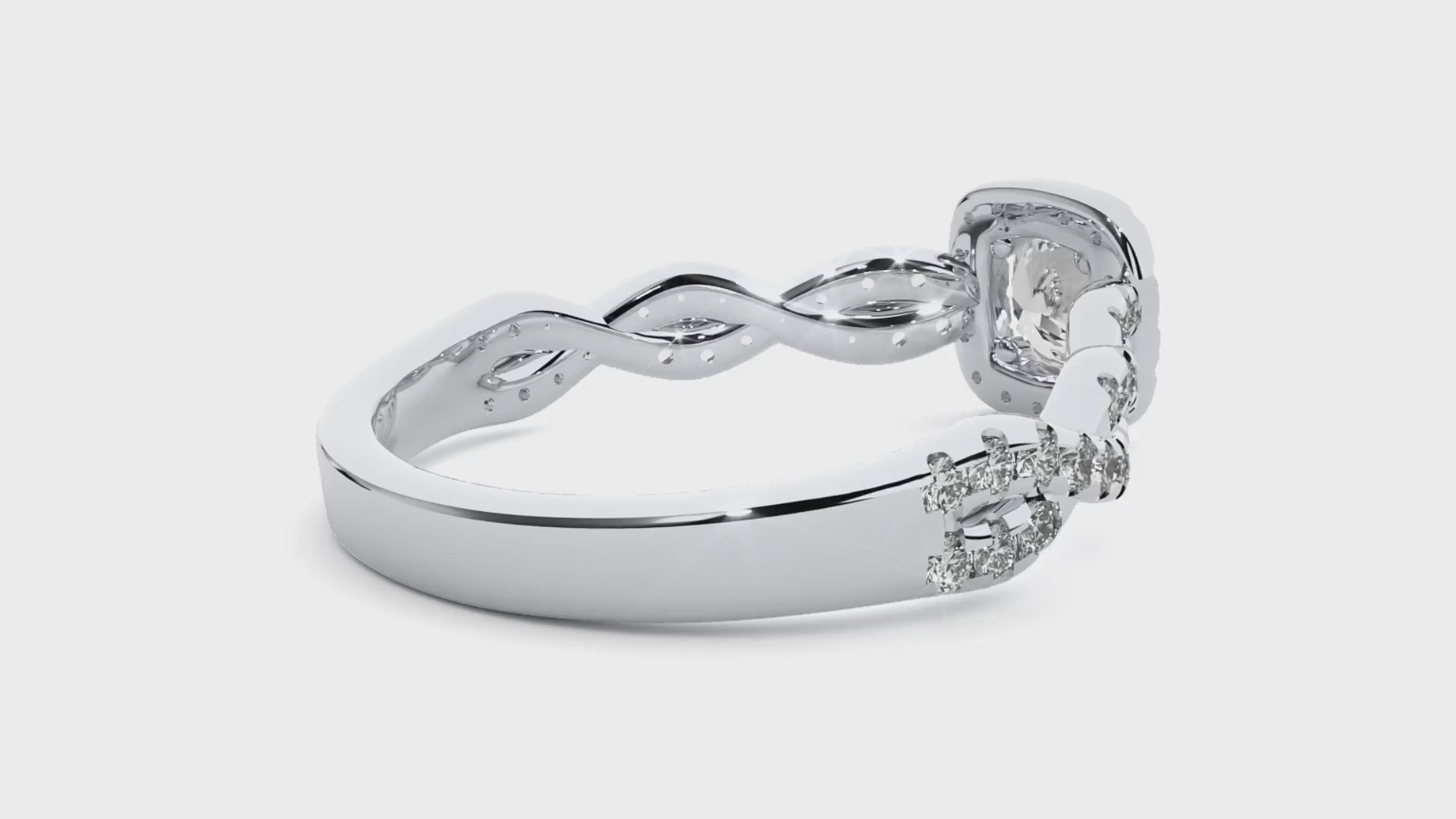 HOH Octavia Diamond Halo Ring