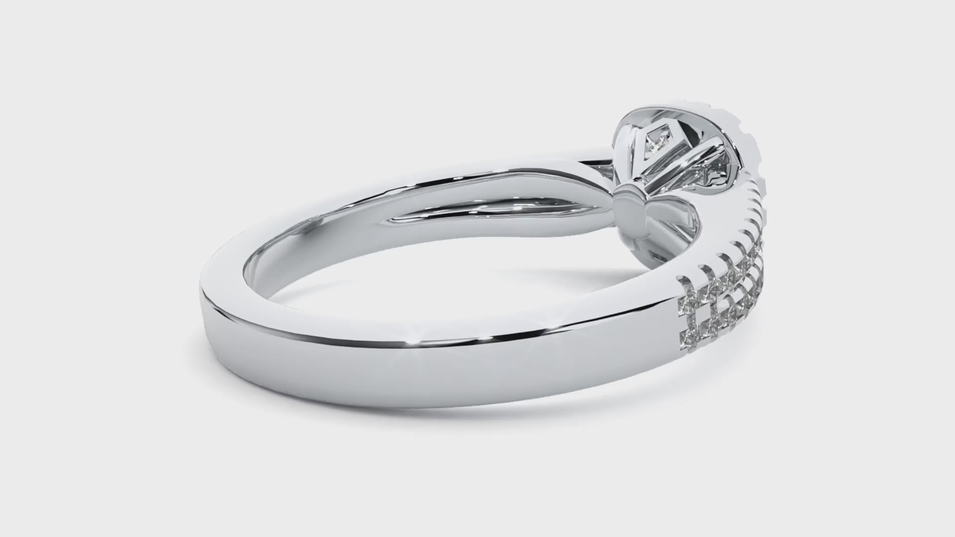 HOH Mireille Diamond Halo Ring