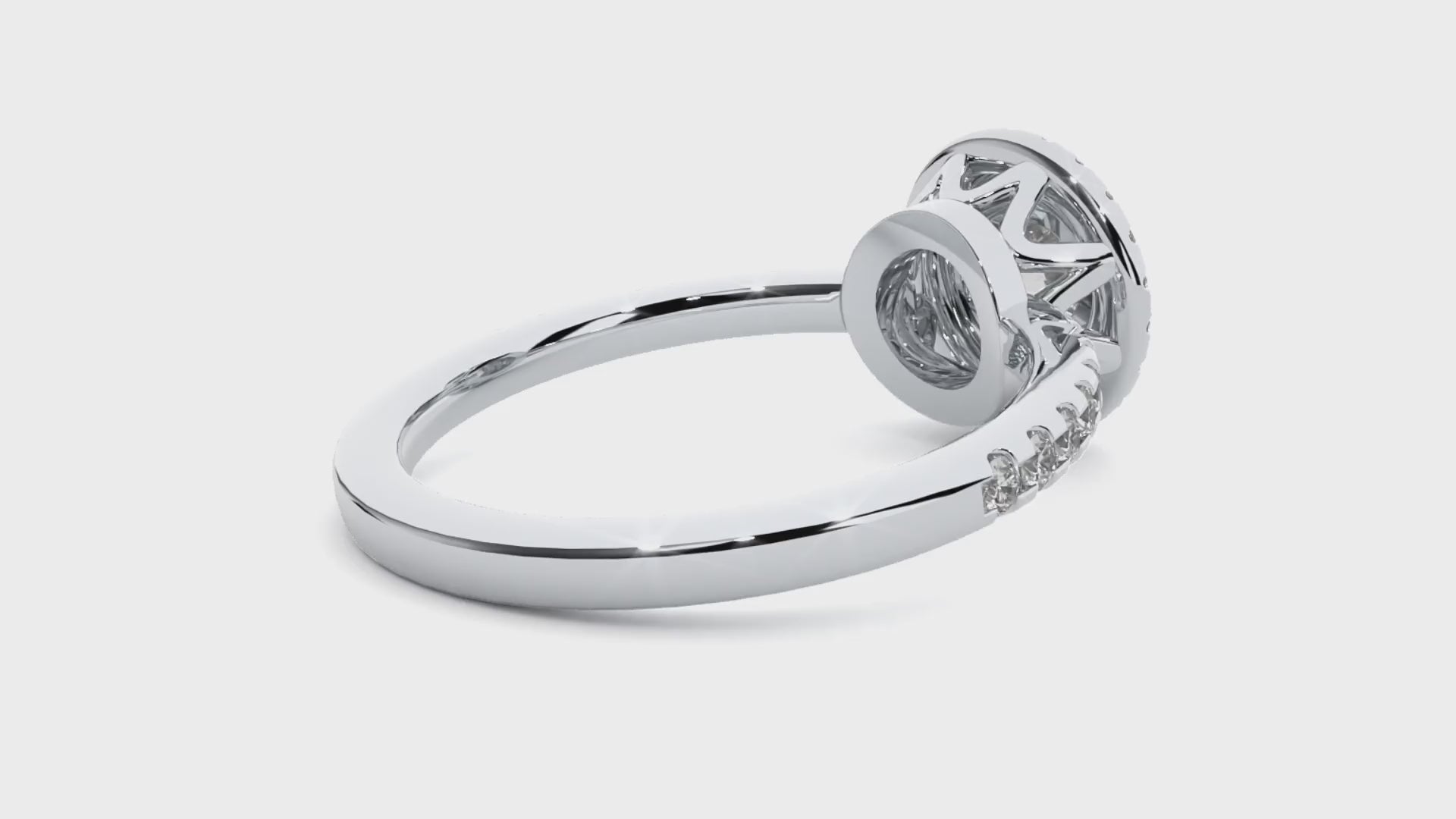 HOH Maria Diamond Halo Ring