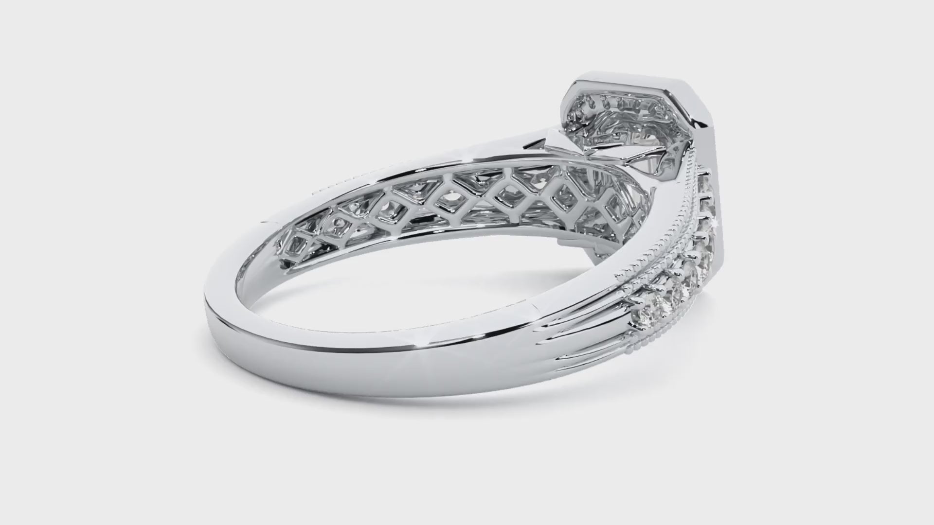 HOH George Diamond Halo Ring