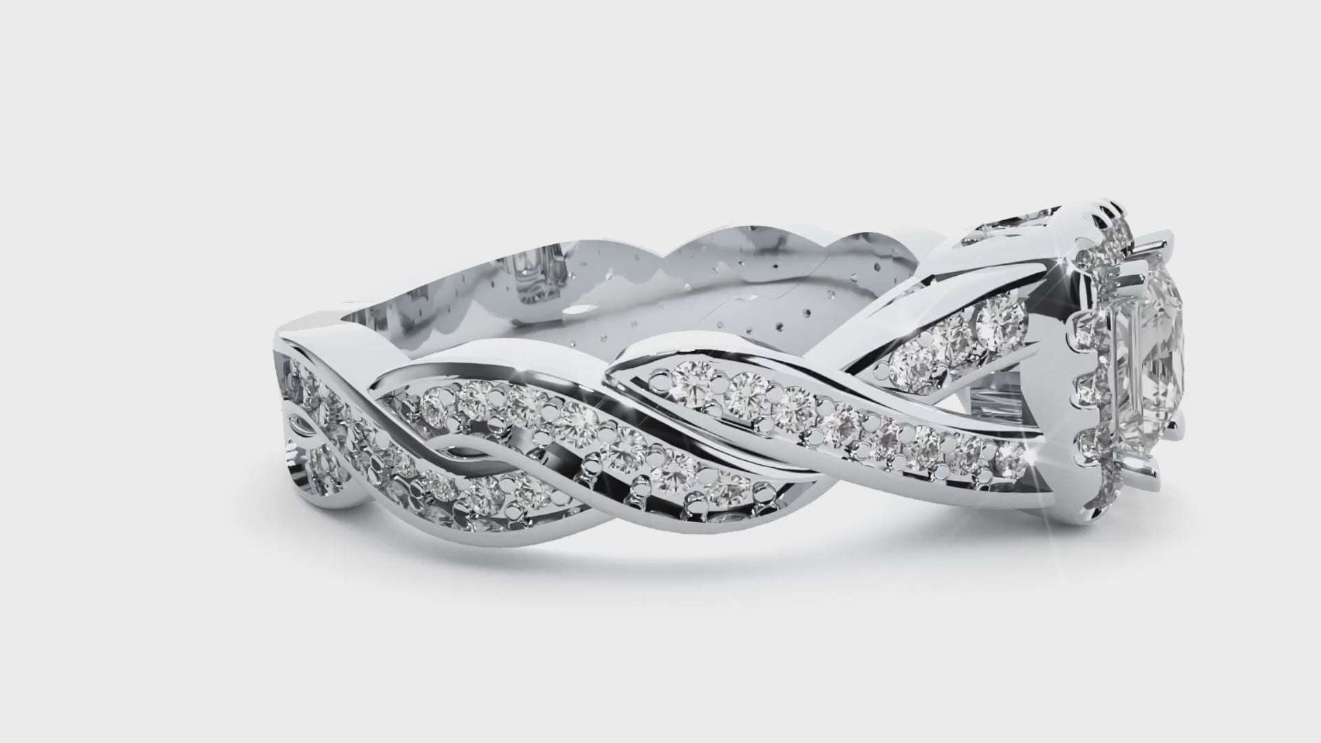 HOH Allison Diamond Halo Ring