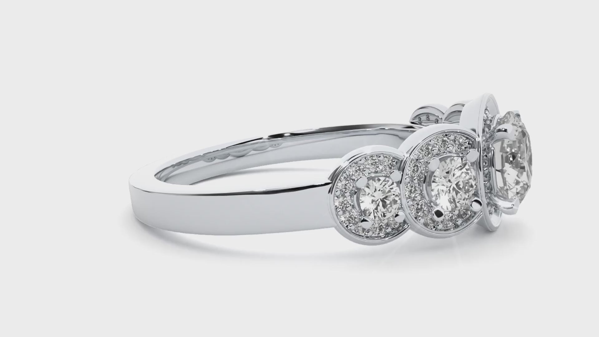 HOH Kinsley Diamond Halo Ring