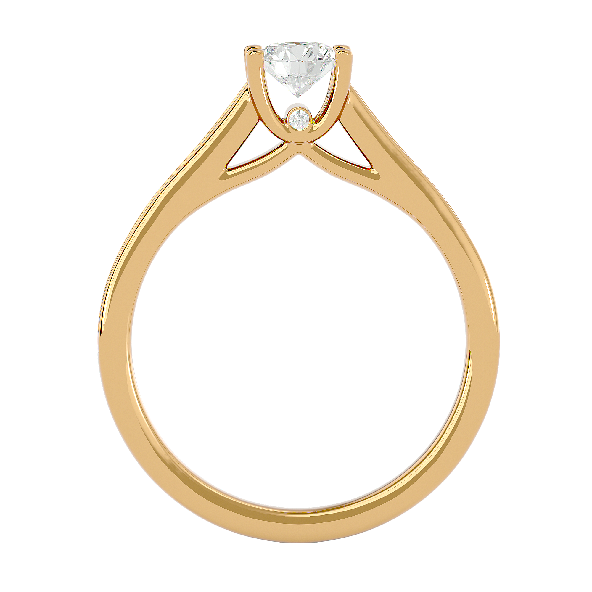 HOH Bee Diamond Solitaire Ring