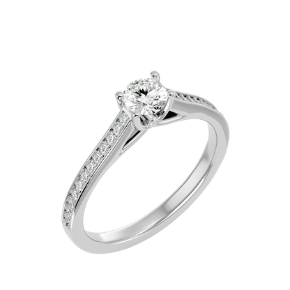 HOH Bee Diamond Solitaire Ring