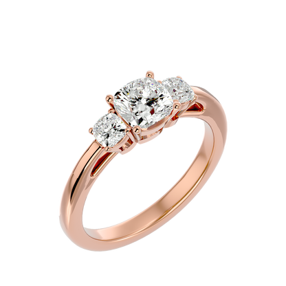 HOH Mirela Diamond Three Stone Ring