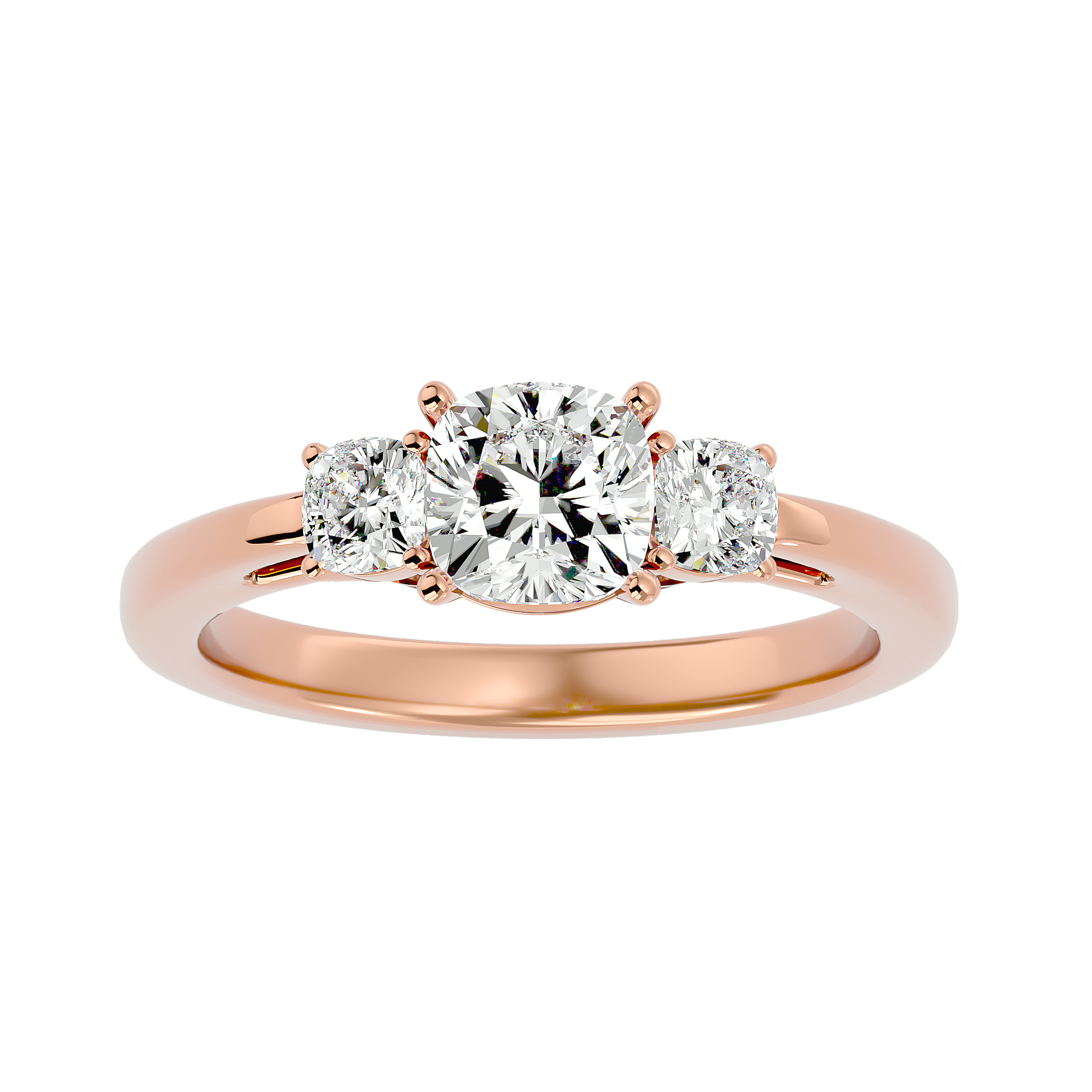 HOH Mirela Diamond Three Stone Ring