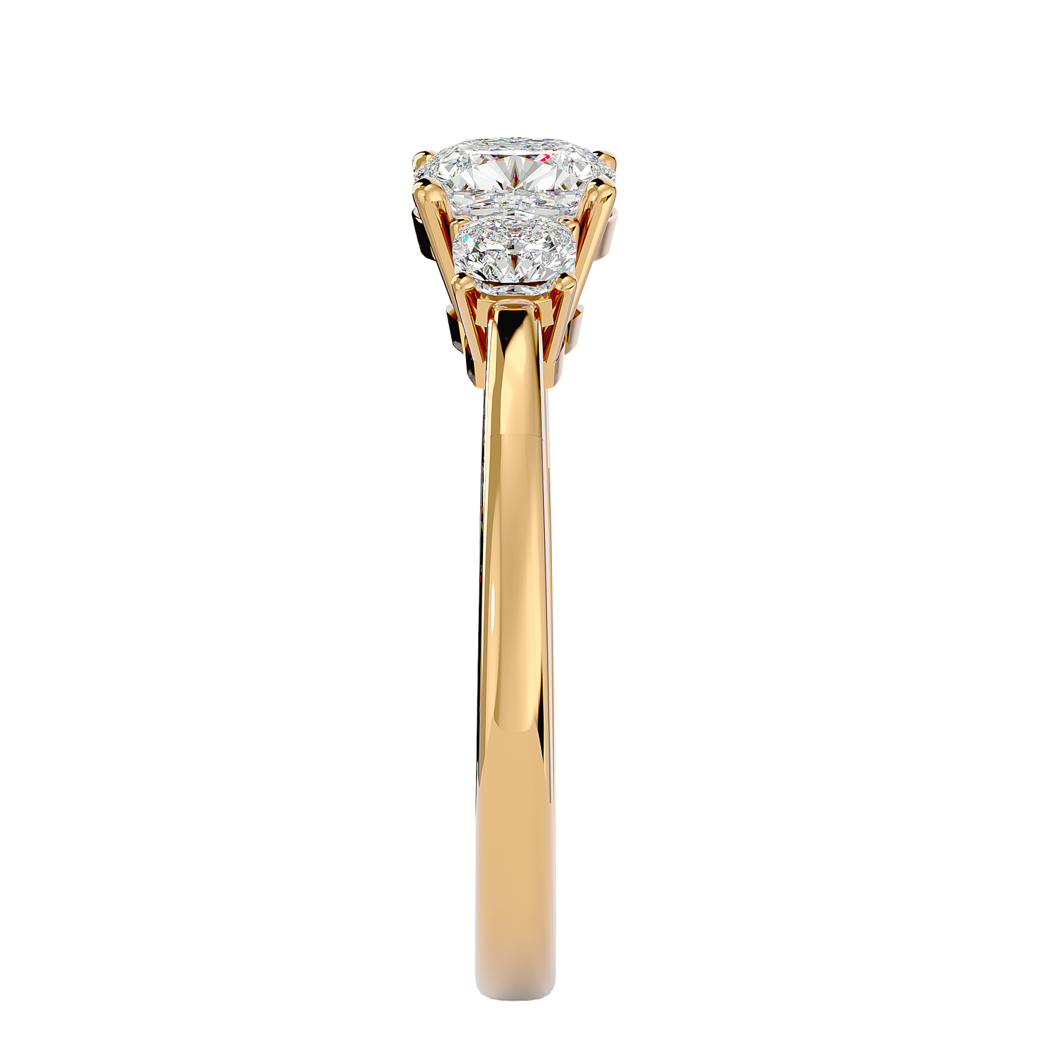 HOH Mirela Diamond Three Stone Ring