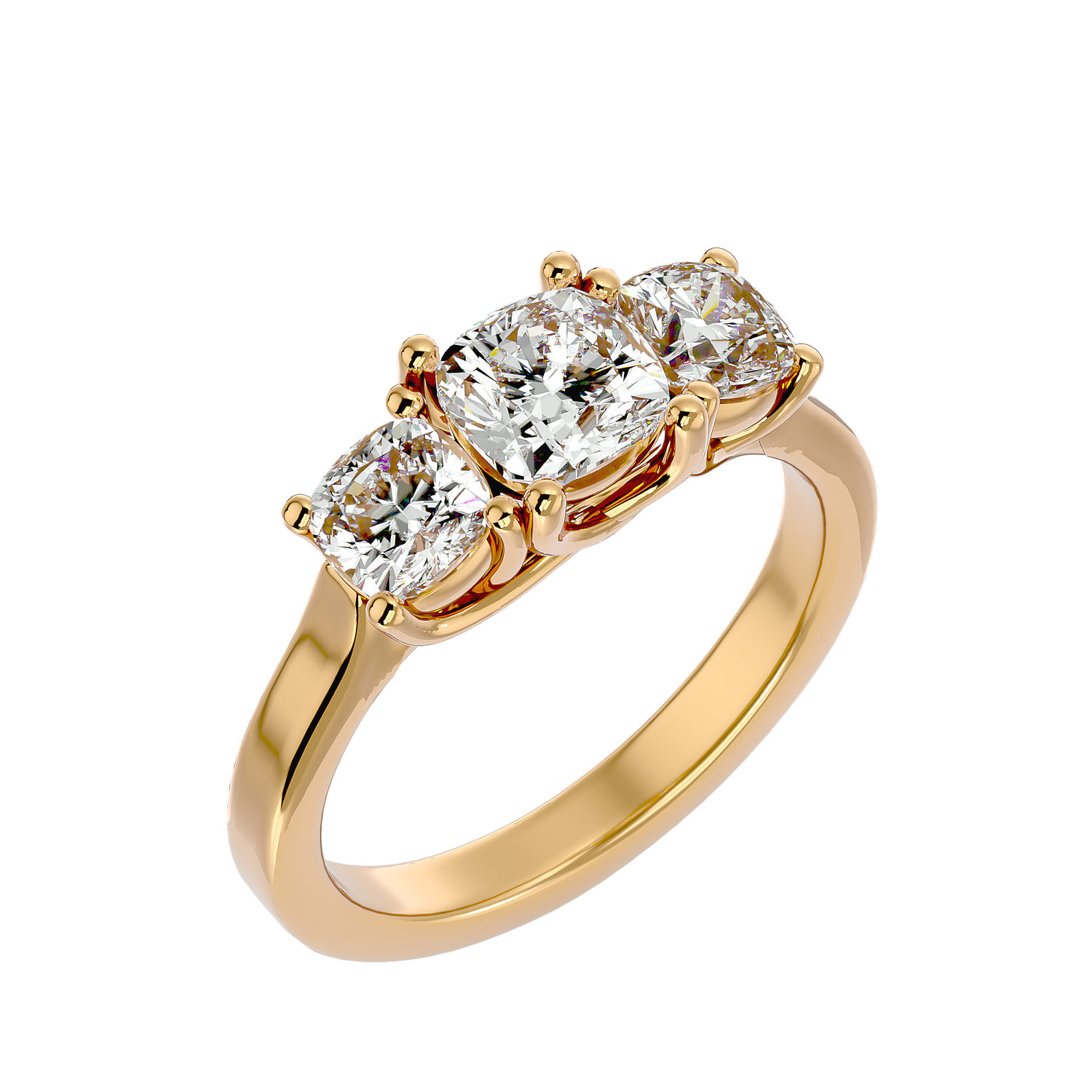 HOH Eva Diamond Three Stone Ring