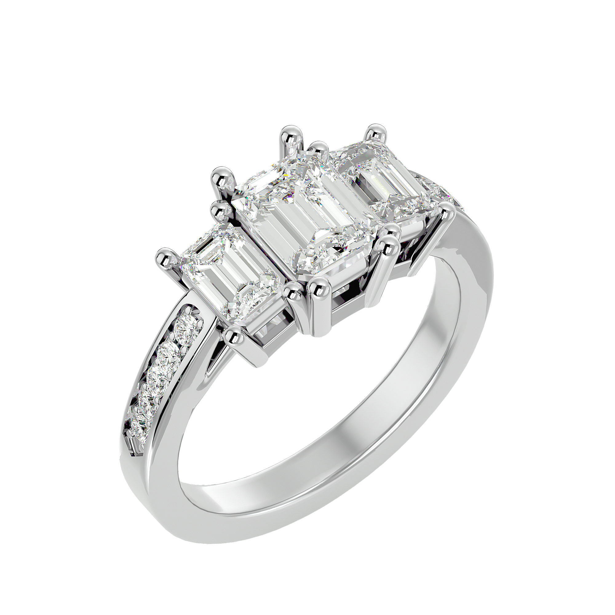 HOH Malaha Diamond Three Stone Ring