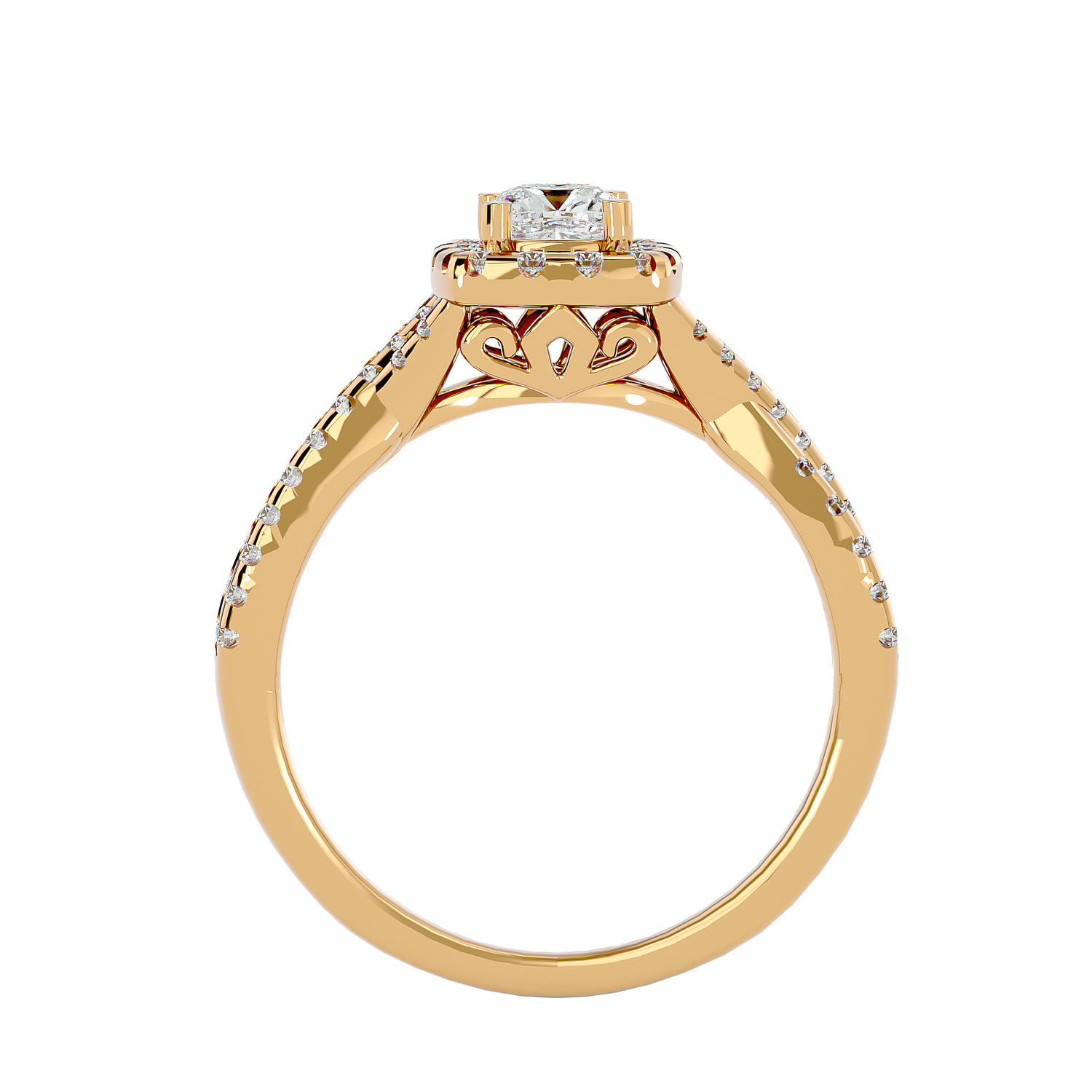 HOH Gwyneth Diamond Halo Ring