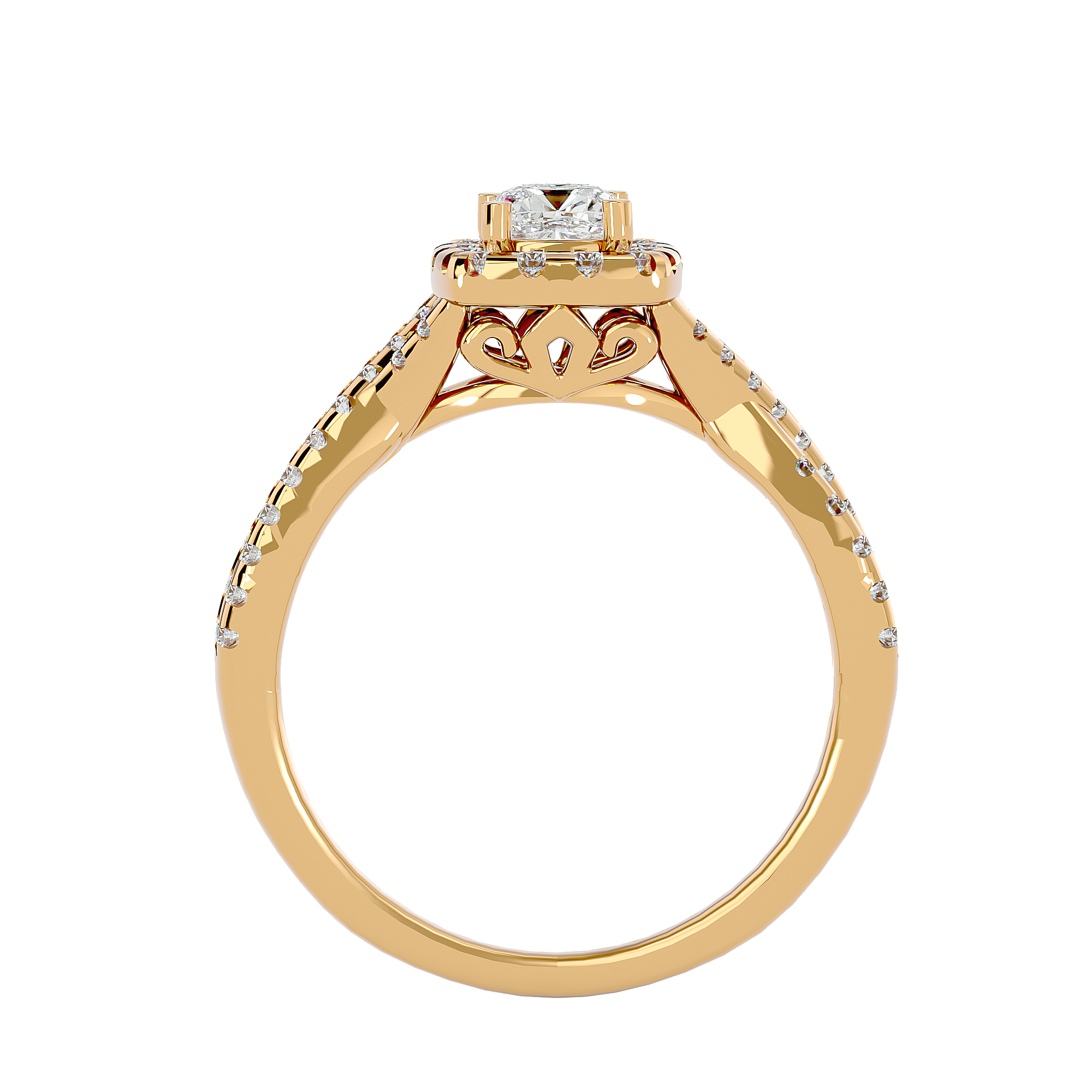 HOH Gwyneth Diamond Halo Ring