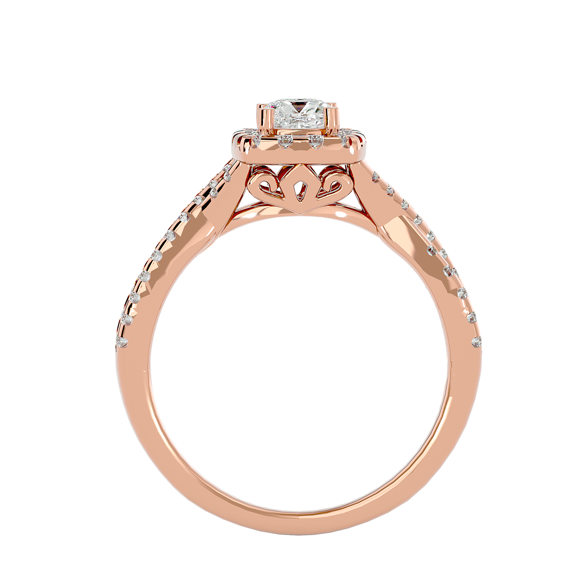 HOH Gwyneth Diamond Halo Ring