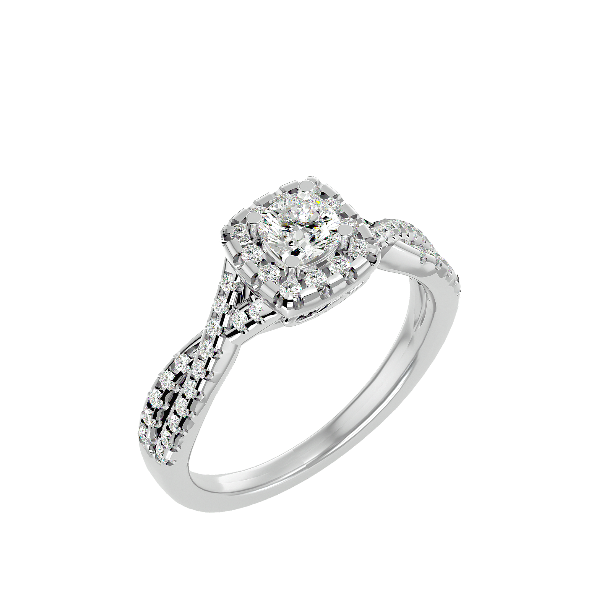 HOH Gwyneth Diamond Halo Ring