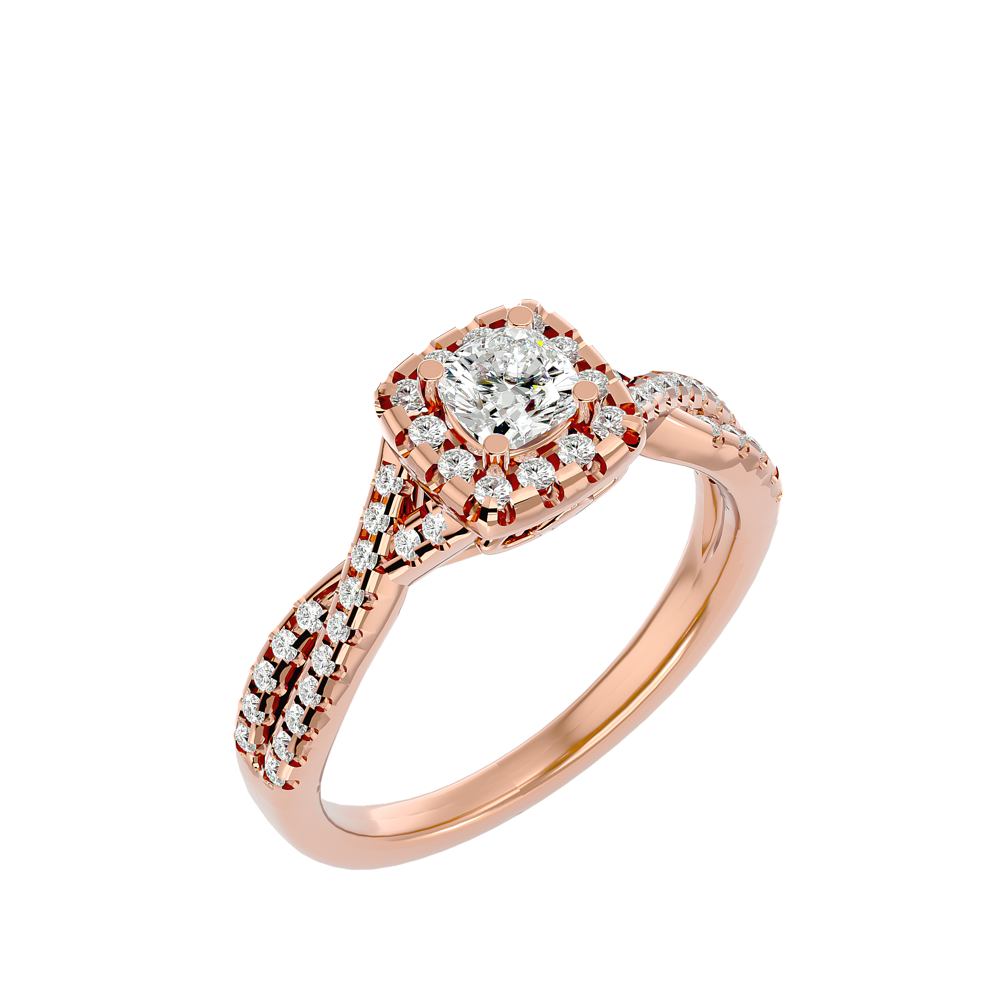 HOH Gwyneth Diamond Halo Ring