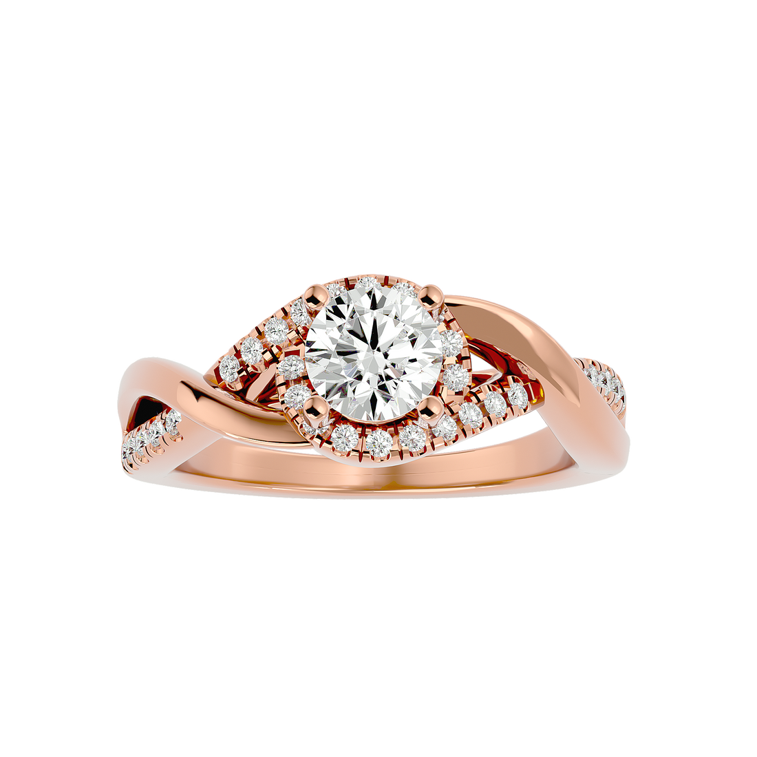 HOH Jacqueline Diamond Halo Ring