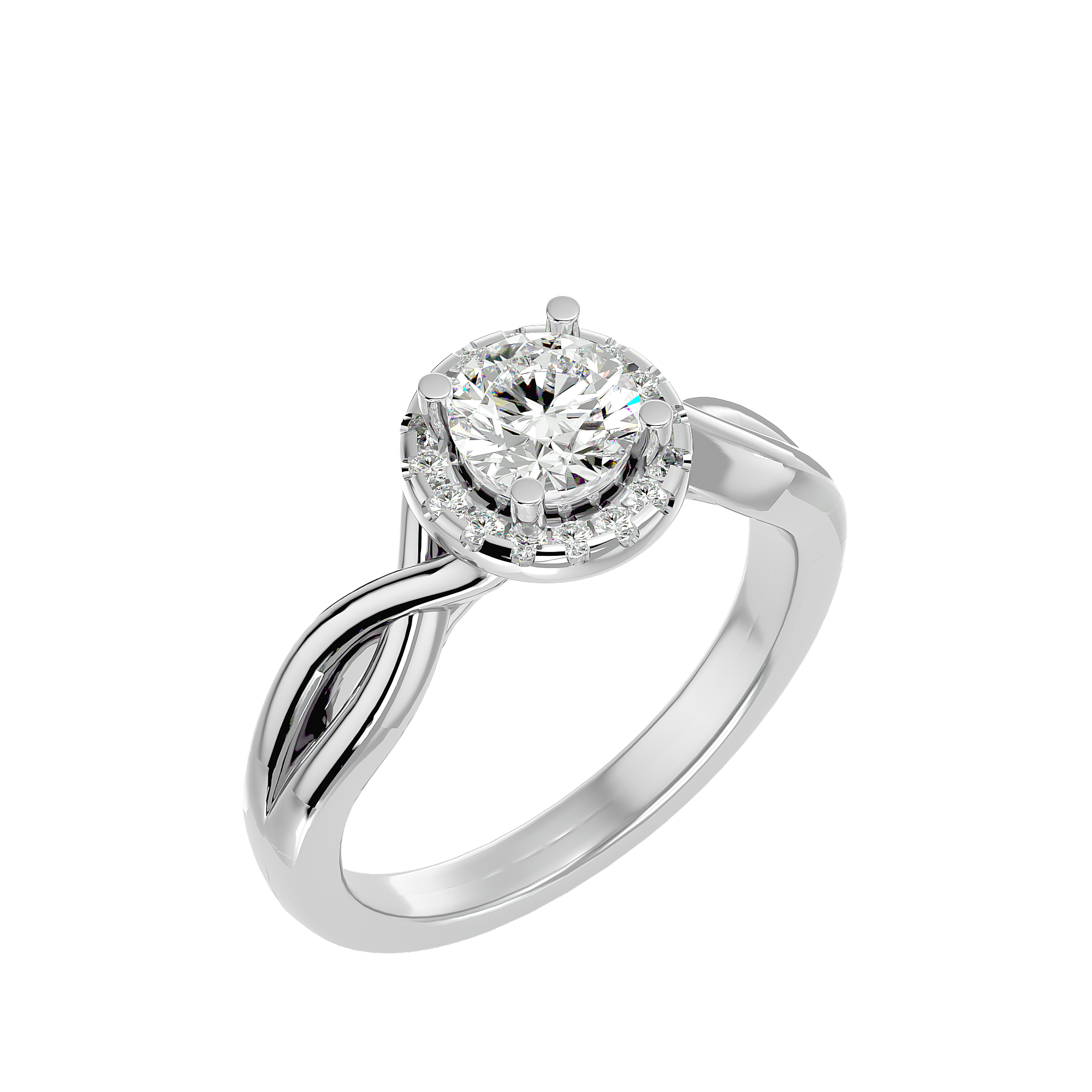 HOH Josephine Diamond Halo Ring