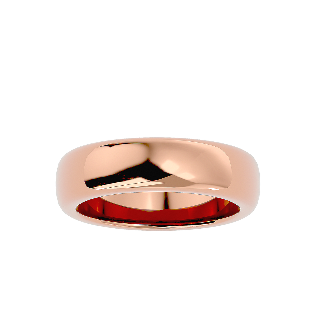 HOH Hanson Solid Gold  Mens Wedding Band