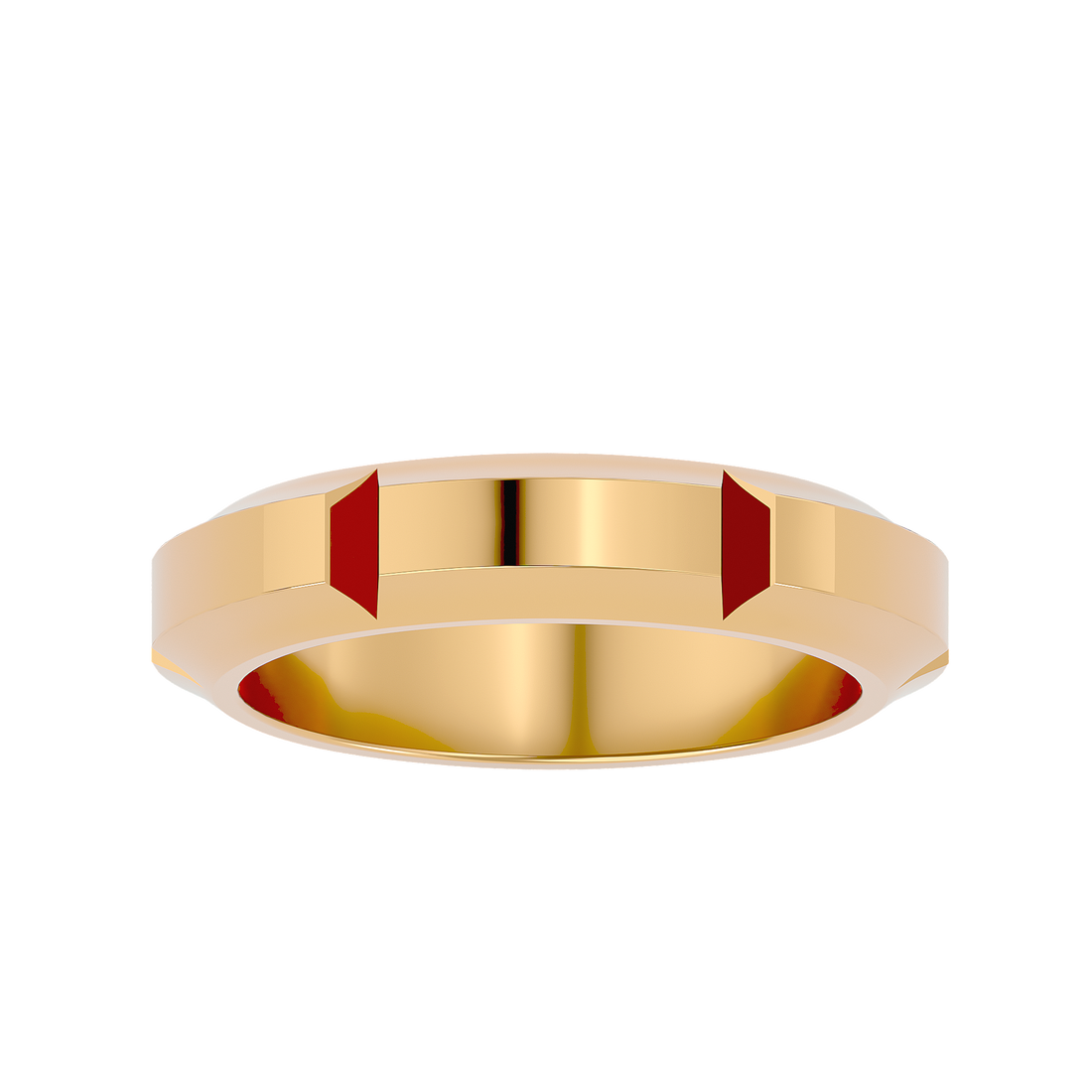 HOH Harris Solid Gold  Mens Wedding Band