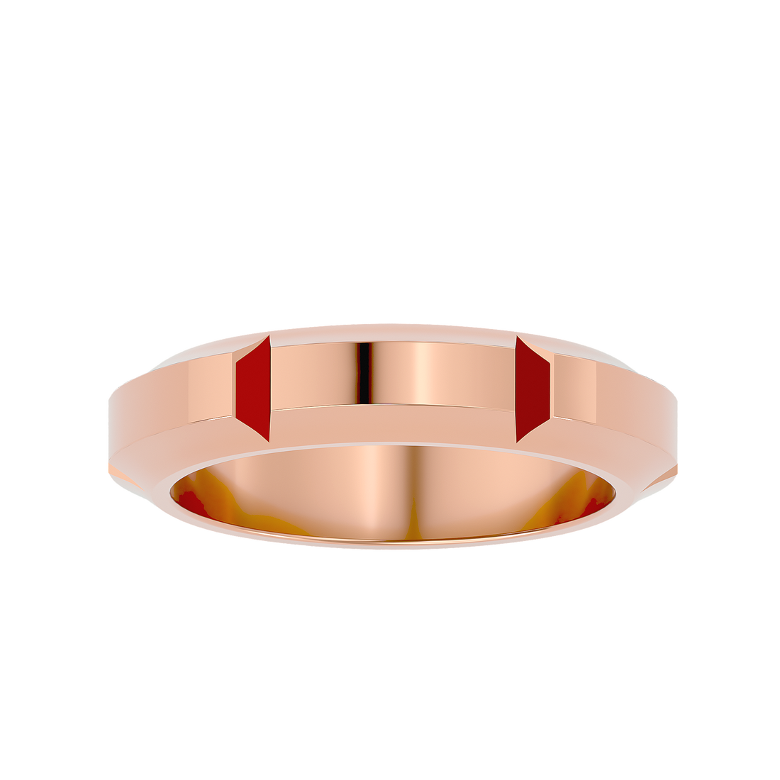 HOH Harris Solid Gold  Mens Wedding Band