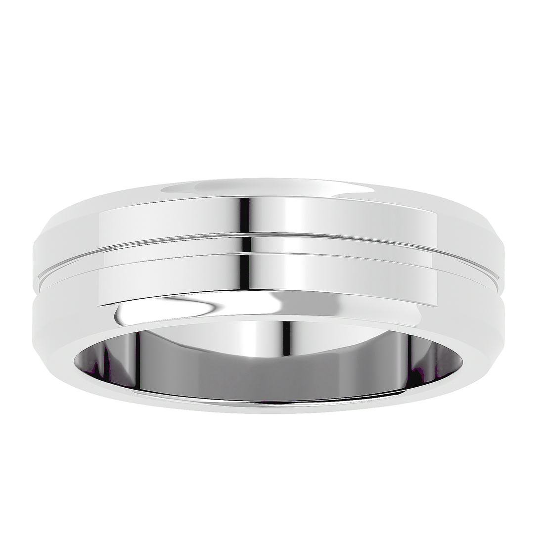 HOH Horace Solid Gold  Mens Wedding Band