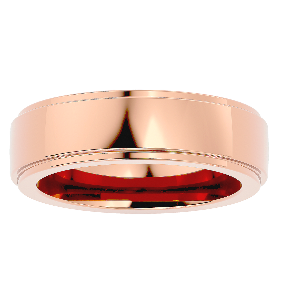 HOH Hugo Solid Gold  Mens Wedding Band