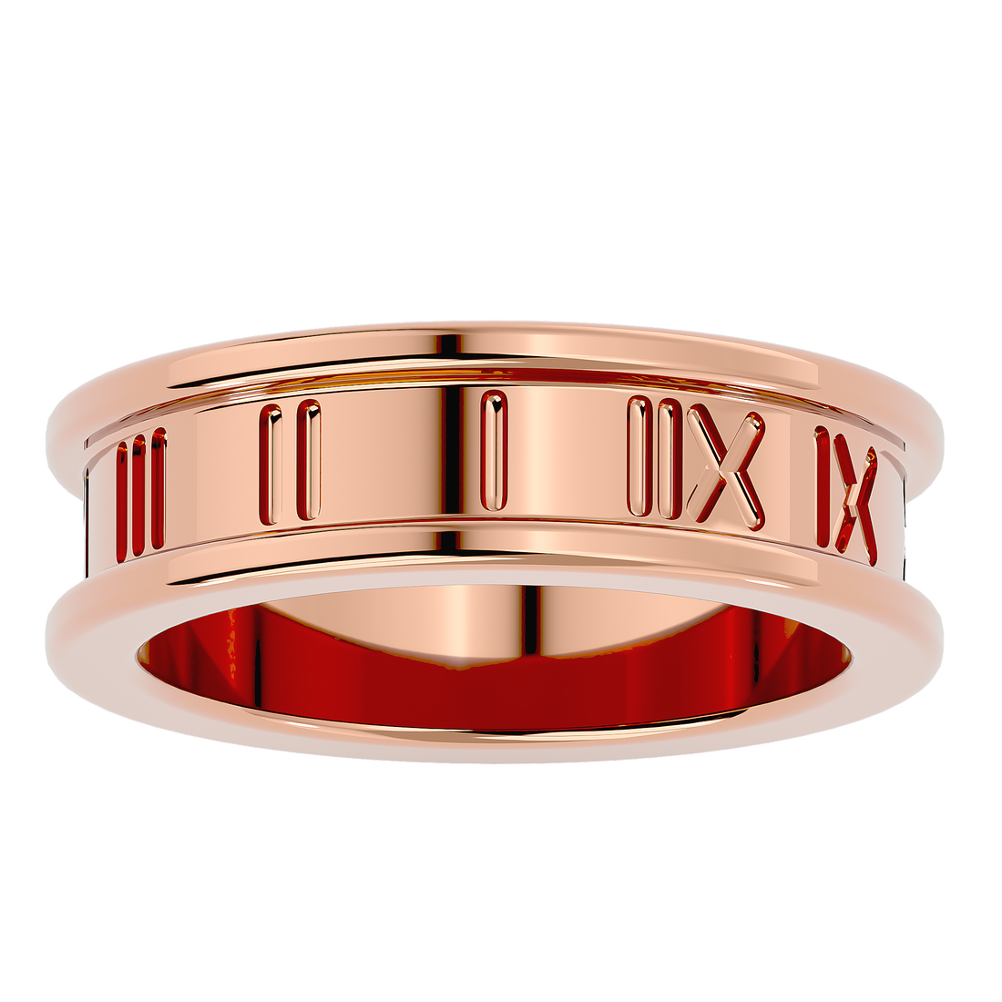 HOH Elias Solid Gold  Mens Wedding Band
