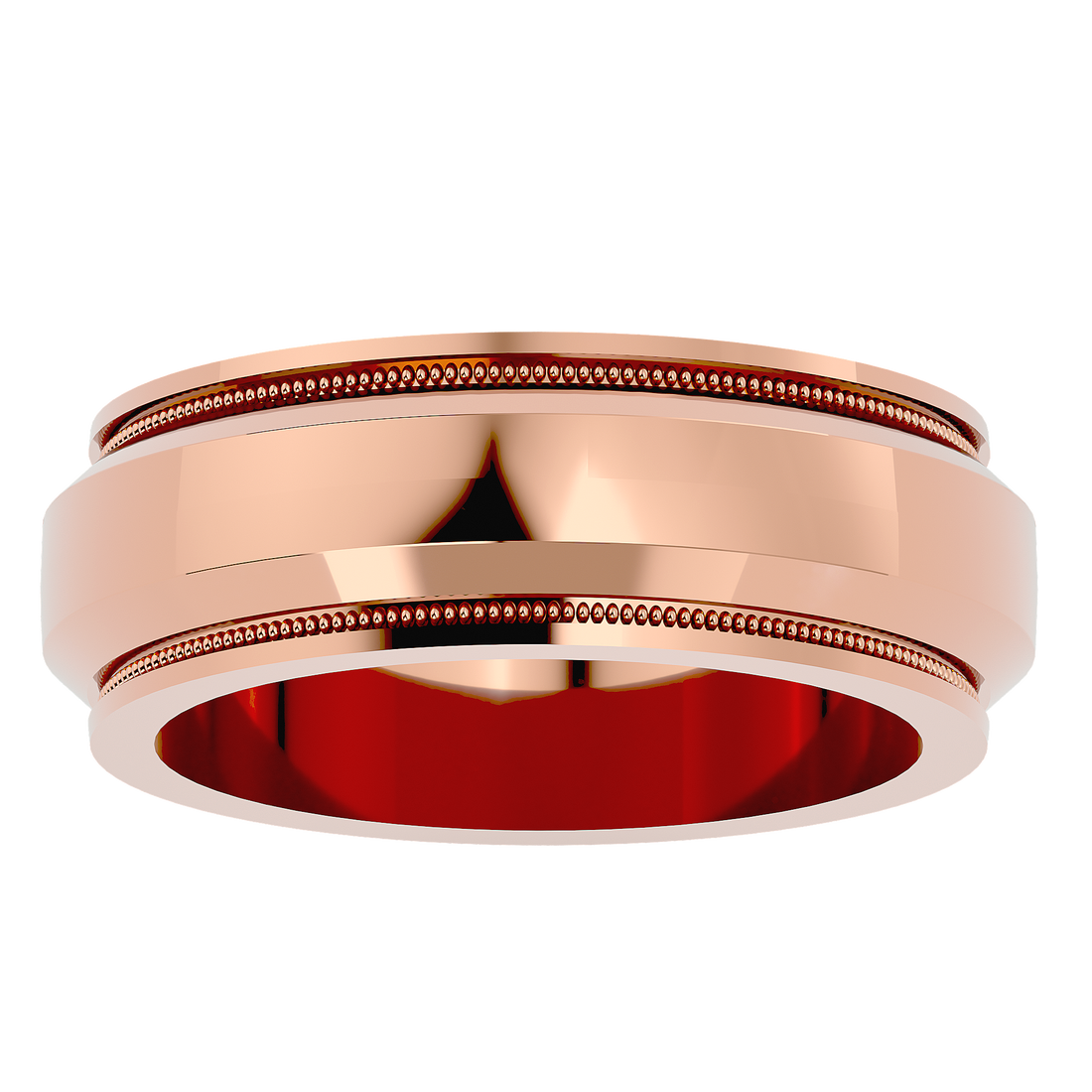 HOH Daniel Solid Gold  Mens Wedding Band