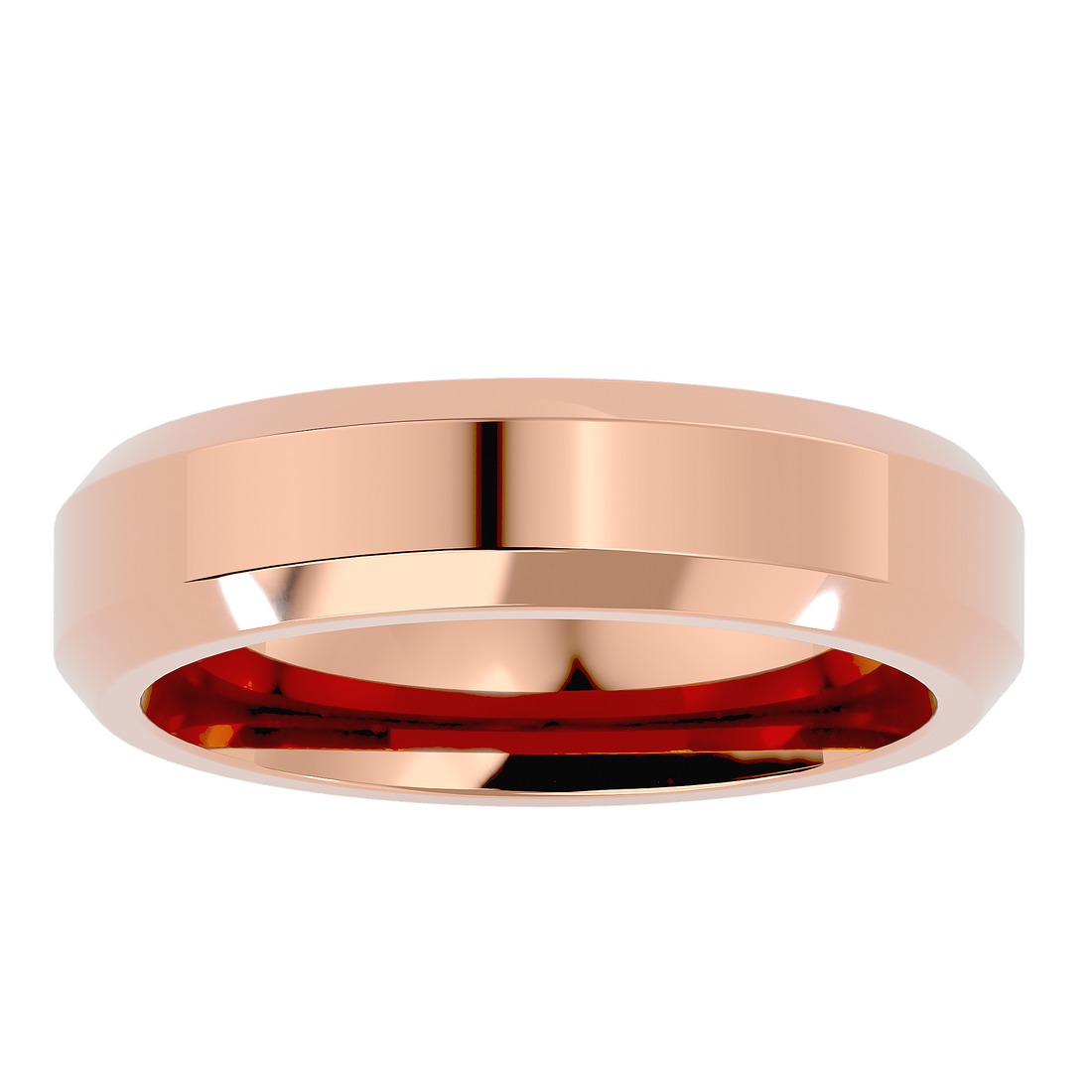HOH Ivan Solid Gold  Mens Wedding Band