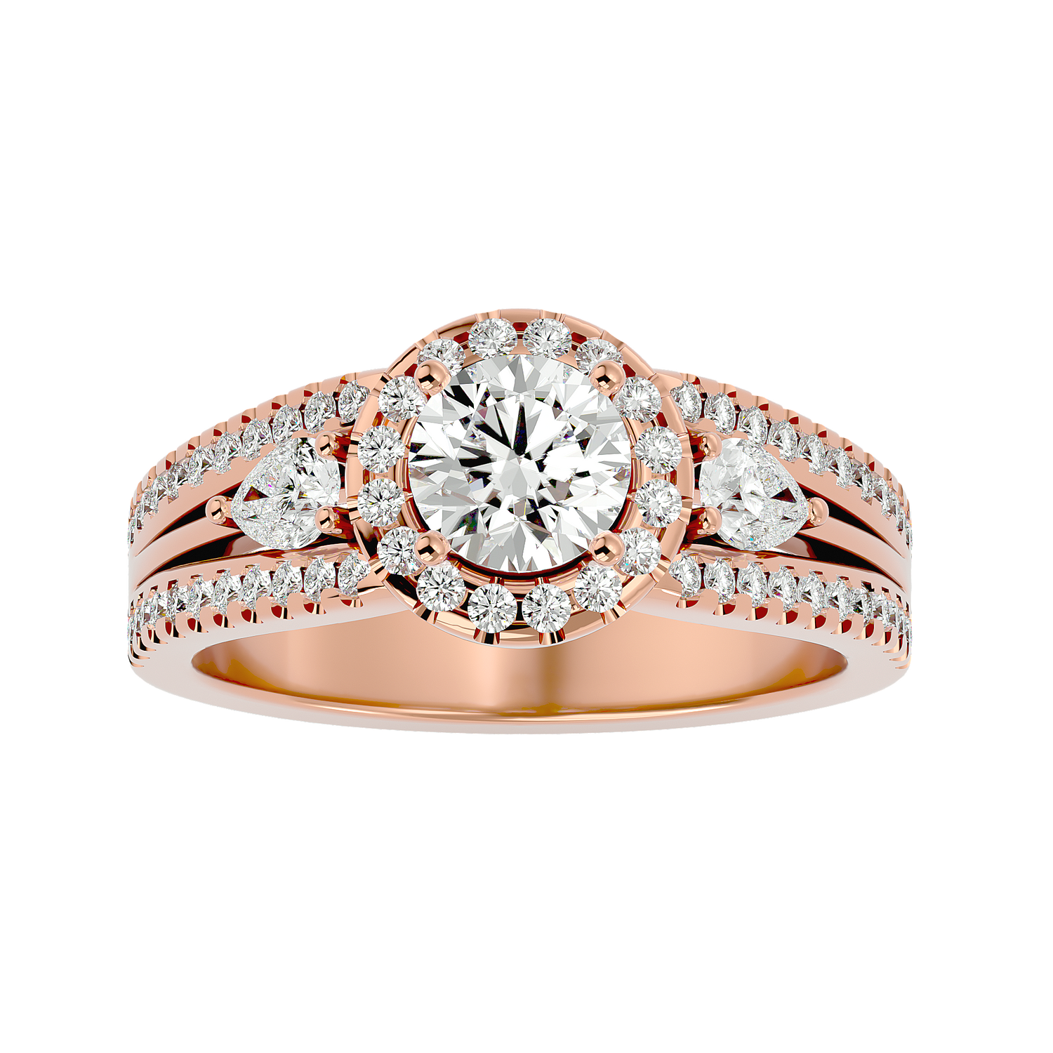 HOH Chloe Diamond Three Stone Ring