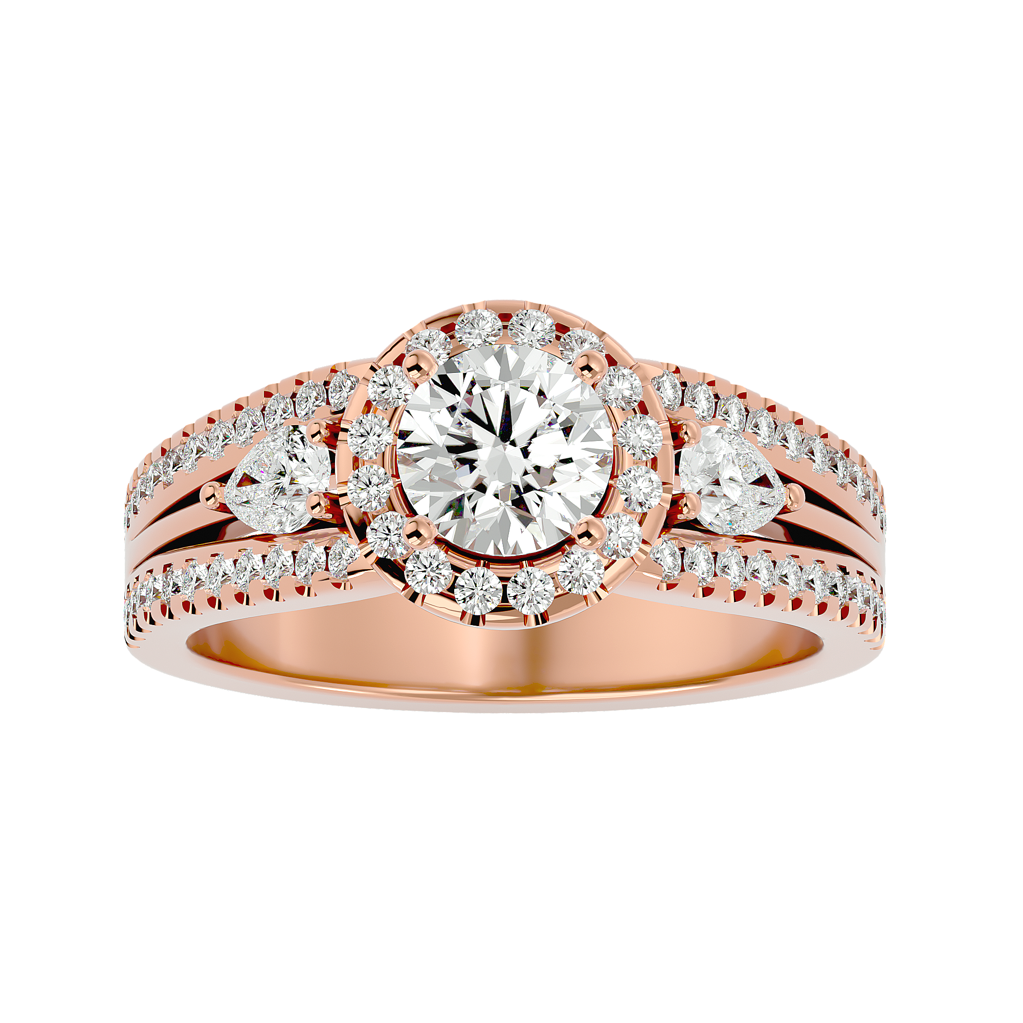 HOH Chloe Diamond Three Stone Ring