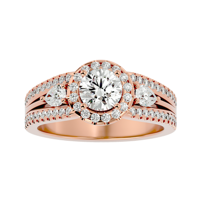 HOH Chloe Diamond Three Stone Ring