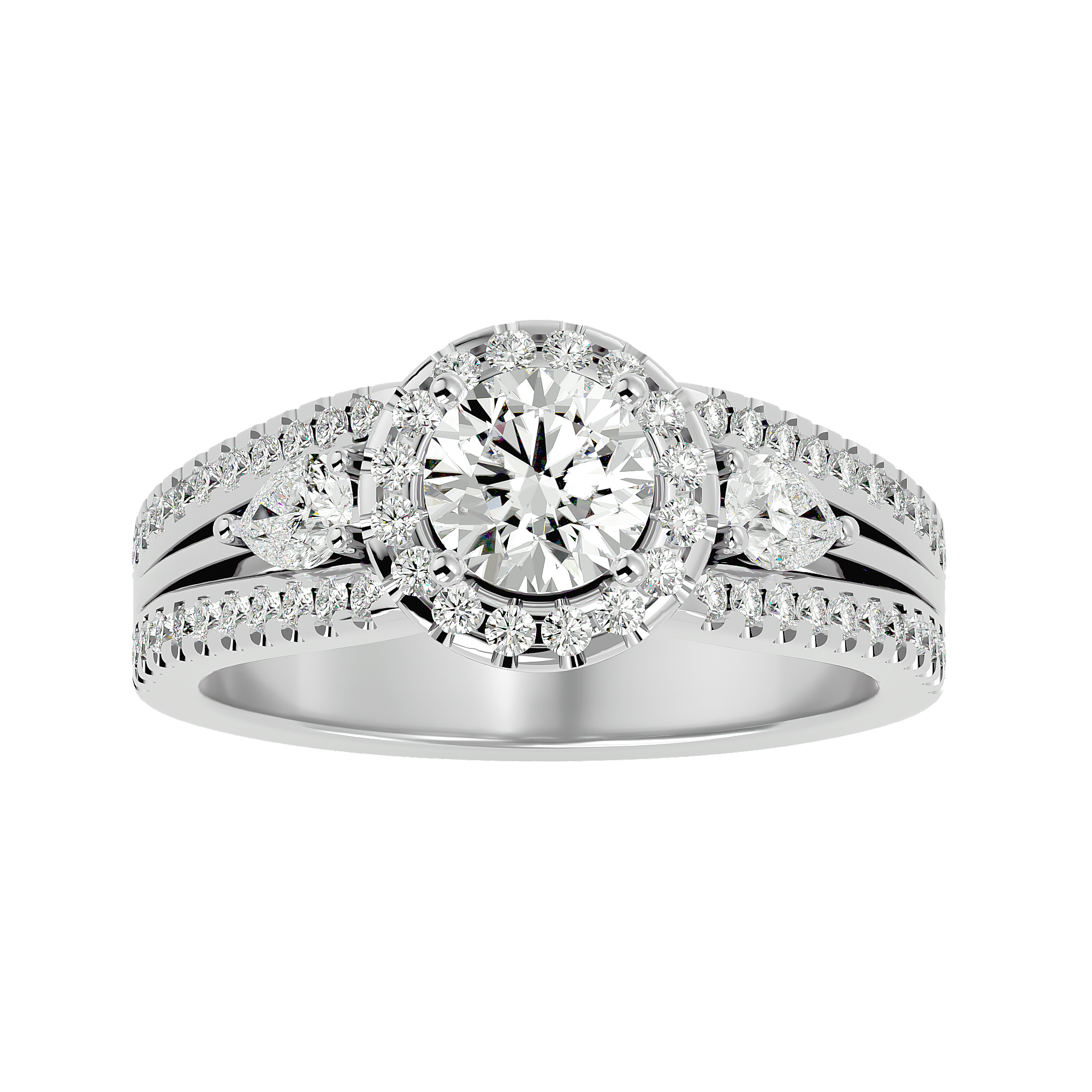 HOH Chloe Diamond Three Stone Ring