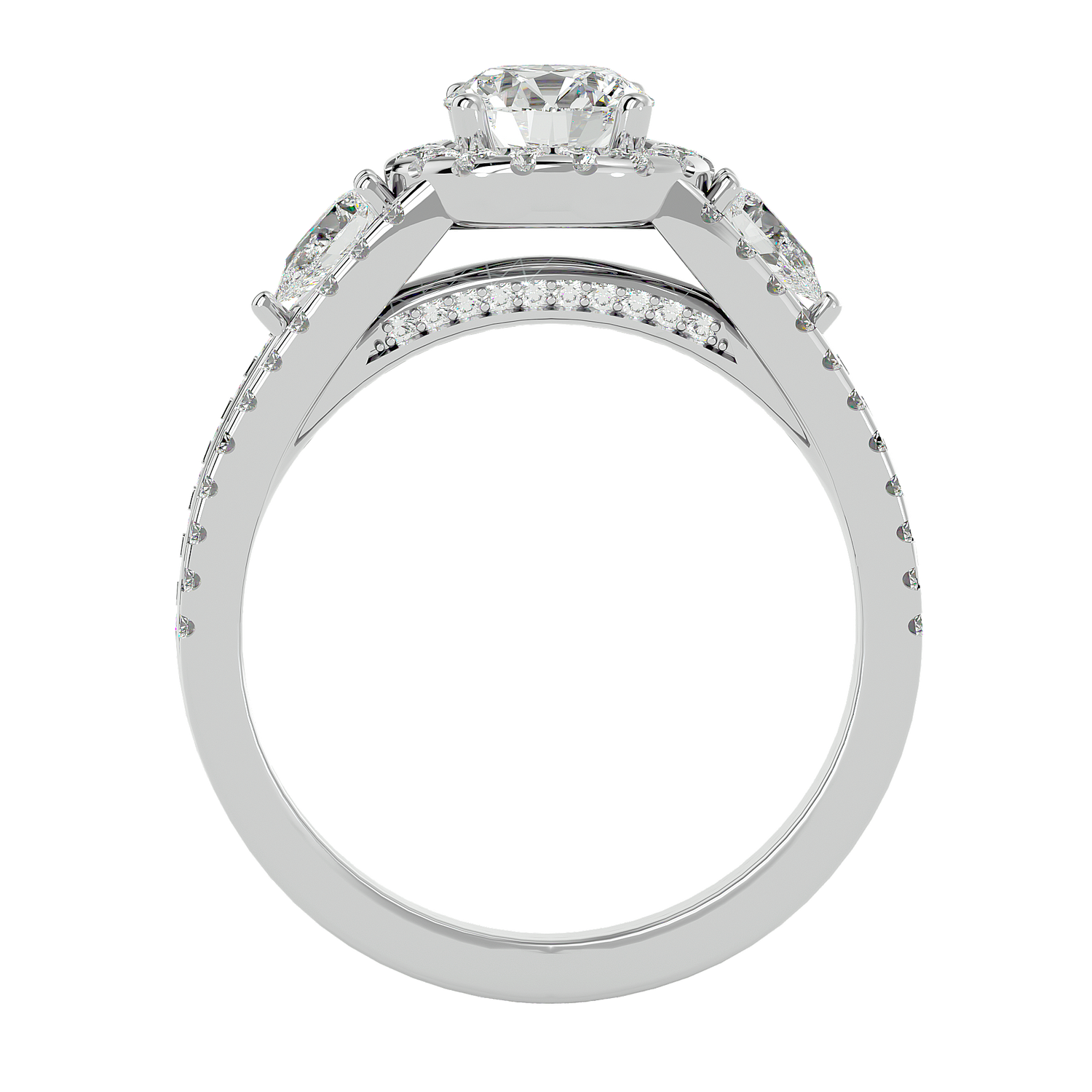 HOH Chloe Diamond Three Stone Ring