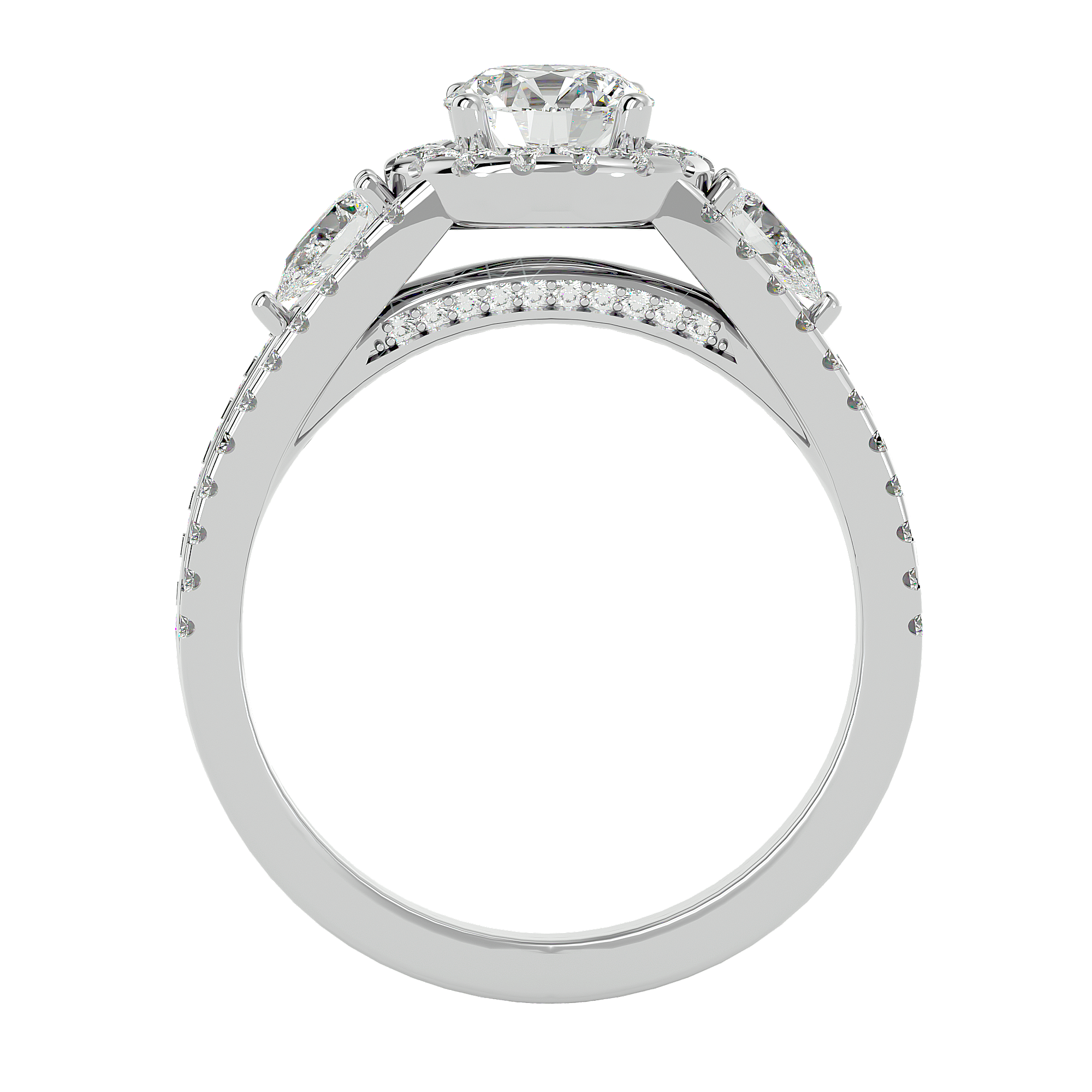 HOH Chloe Diamond Three Stone Ring