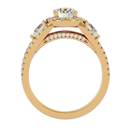 HOH Chloe Diamond Three Stone Ring