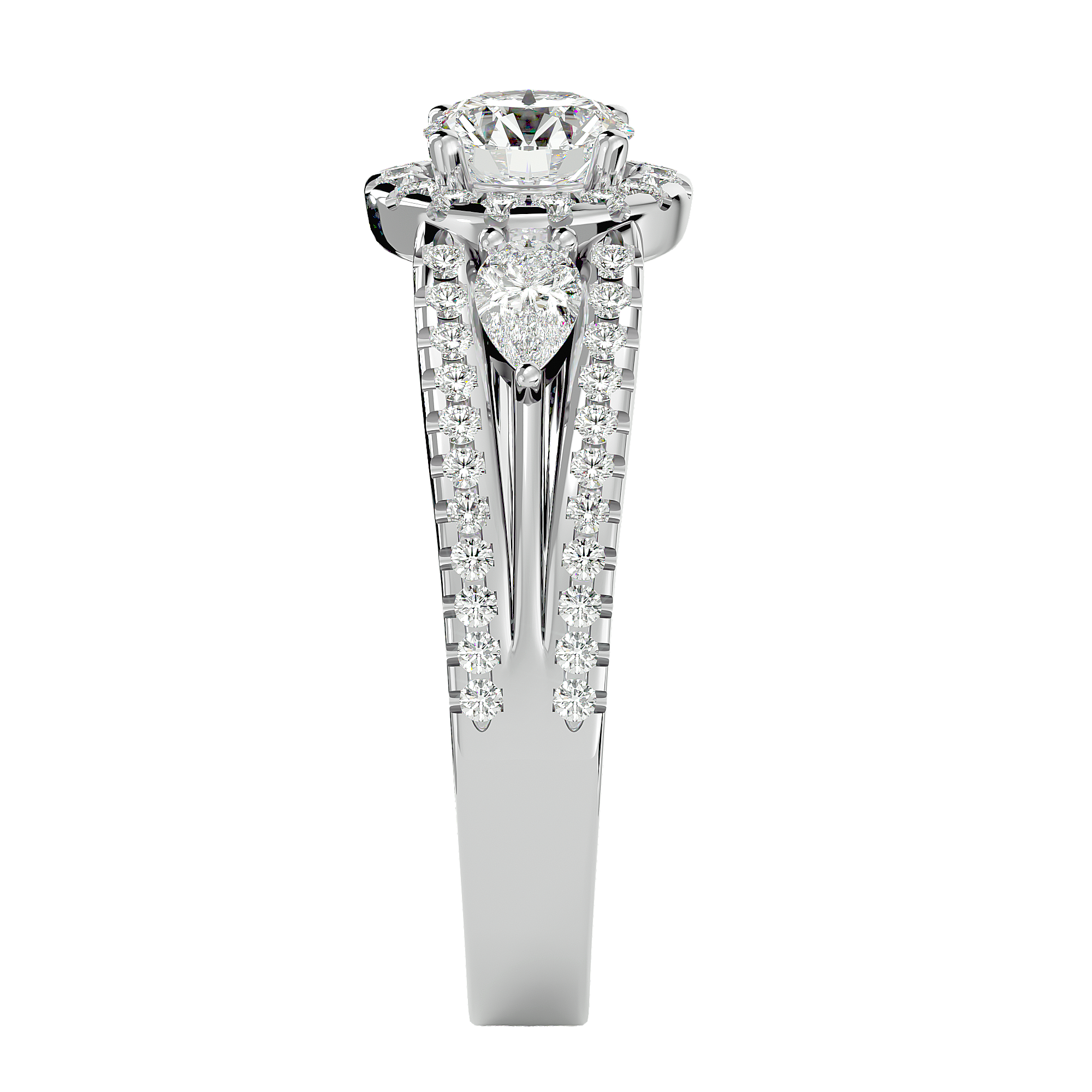 HOH Chloe Diamond Three Stone Ring