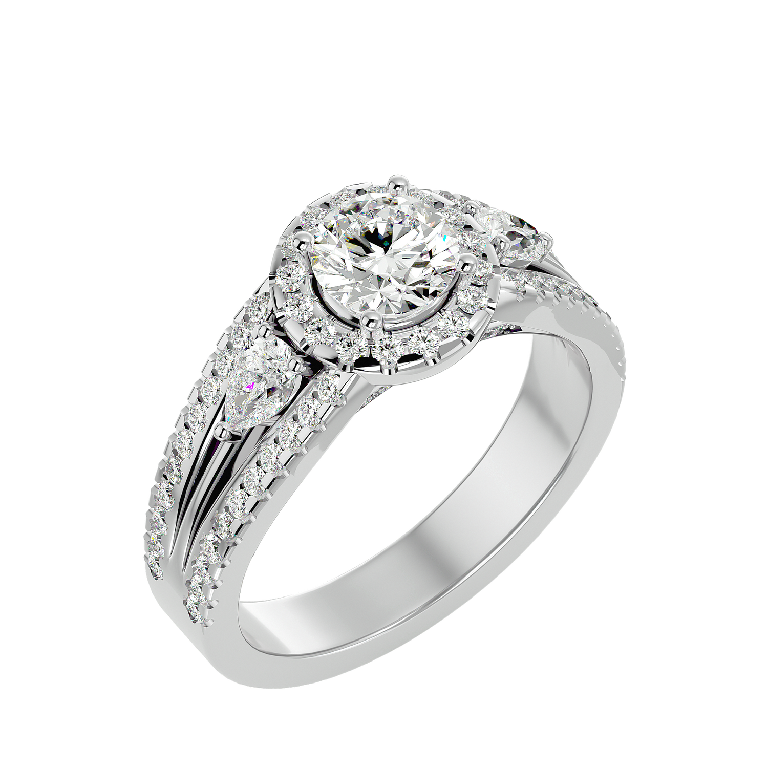 HOH Chloe Diamond Three Stone Ring