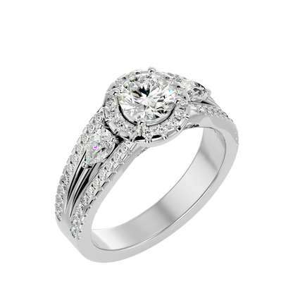 HOH Chloe Diamond Three Stone Ring