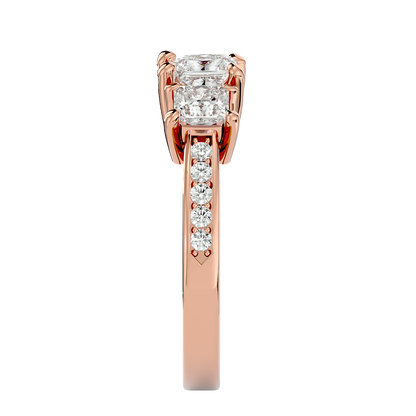 HOH Verve Diamond Three Stone Ring