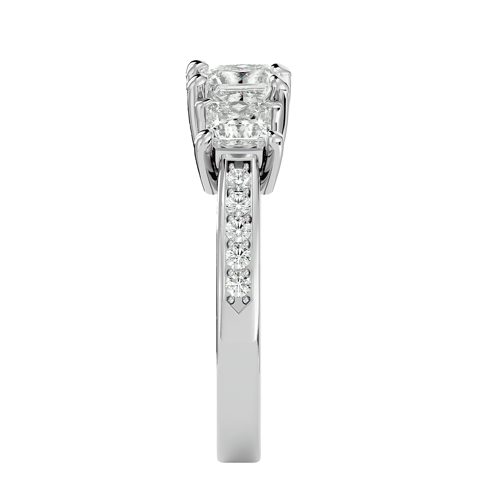 HOH Verve Diamond Three Stone Ring