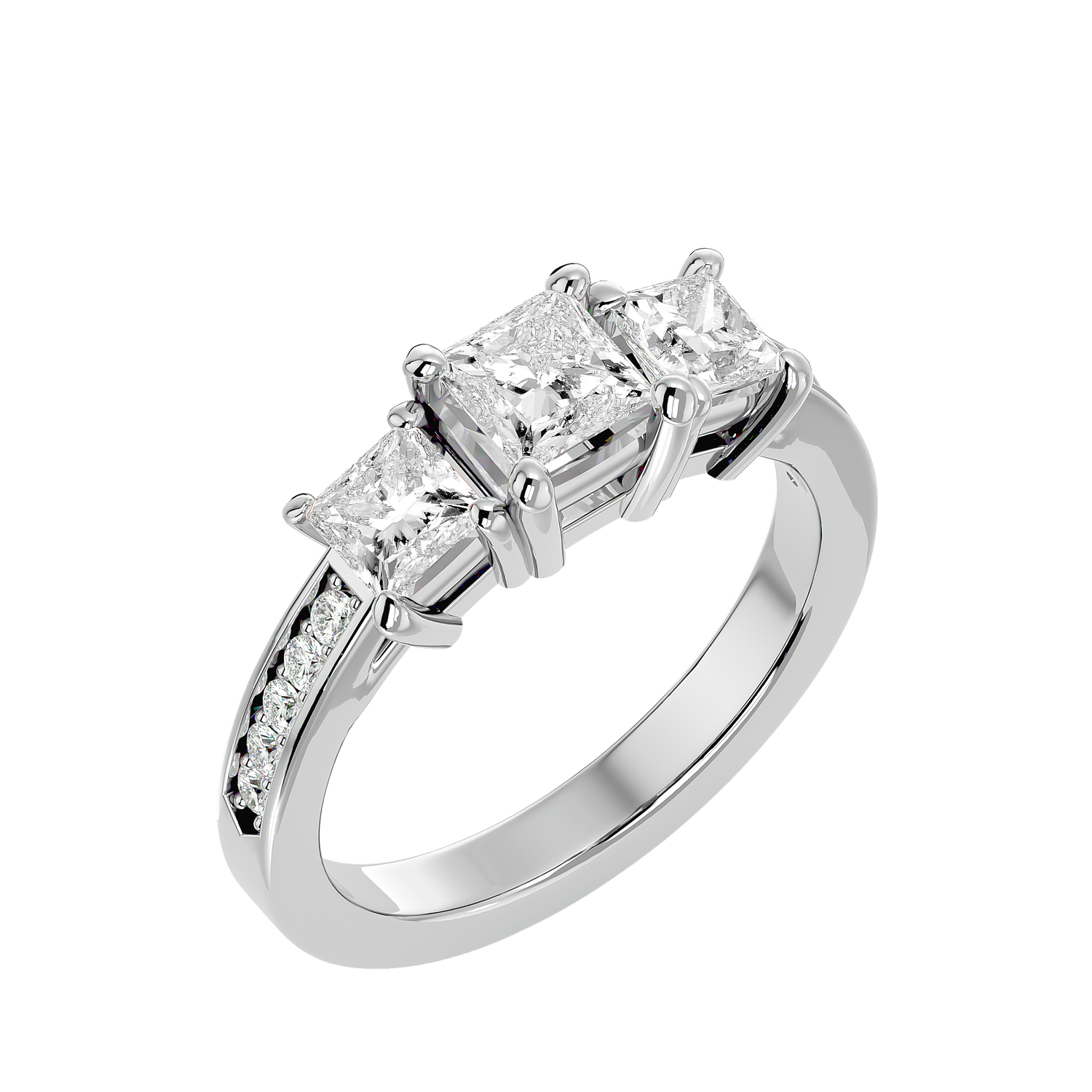 HOH Verve Diamond Three Stone Ring