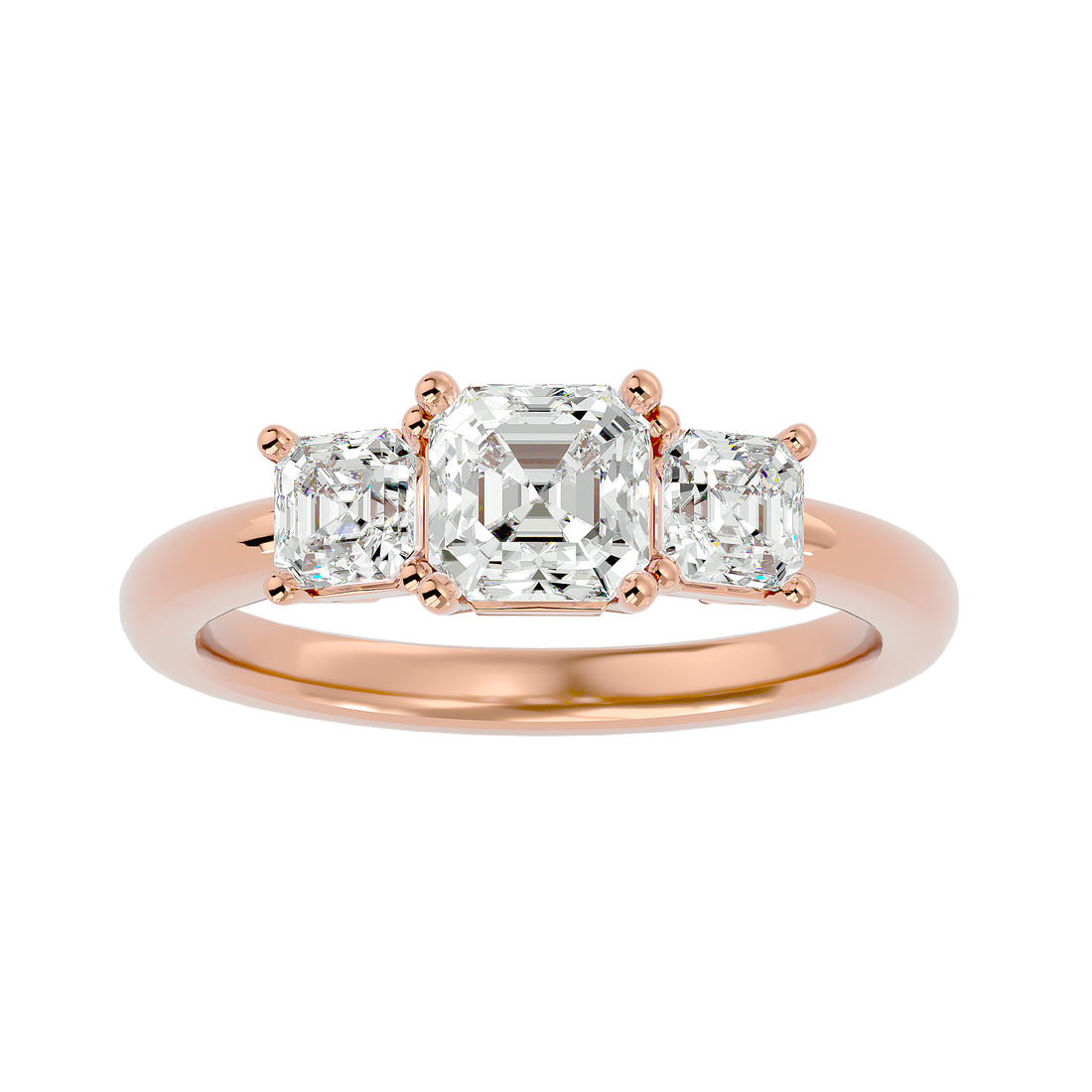 HOH Alyssa Diamond Three Stone Ring