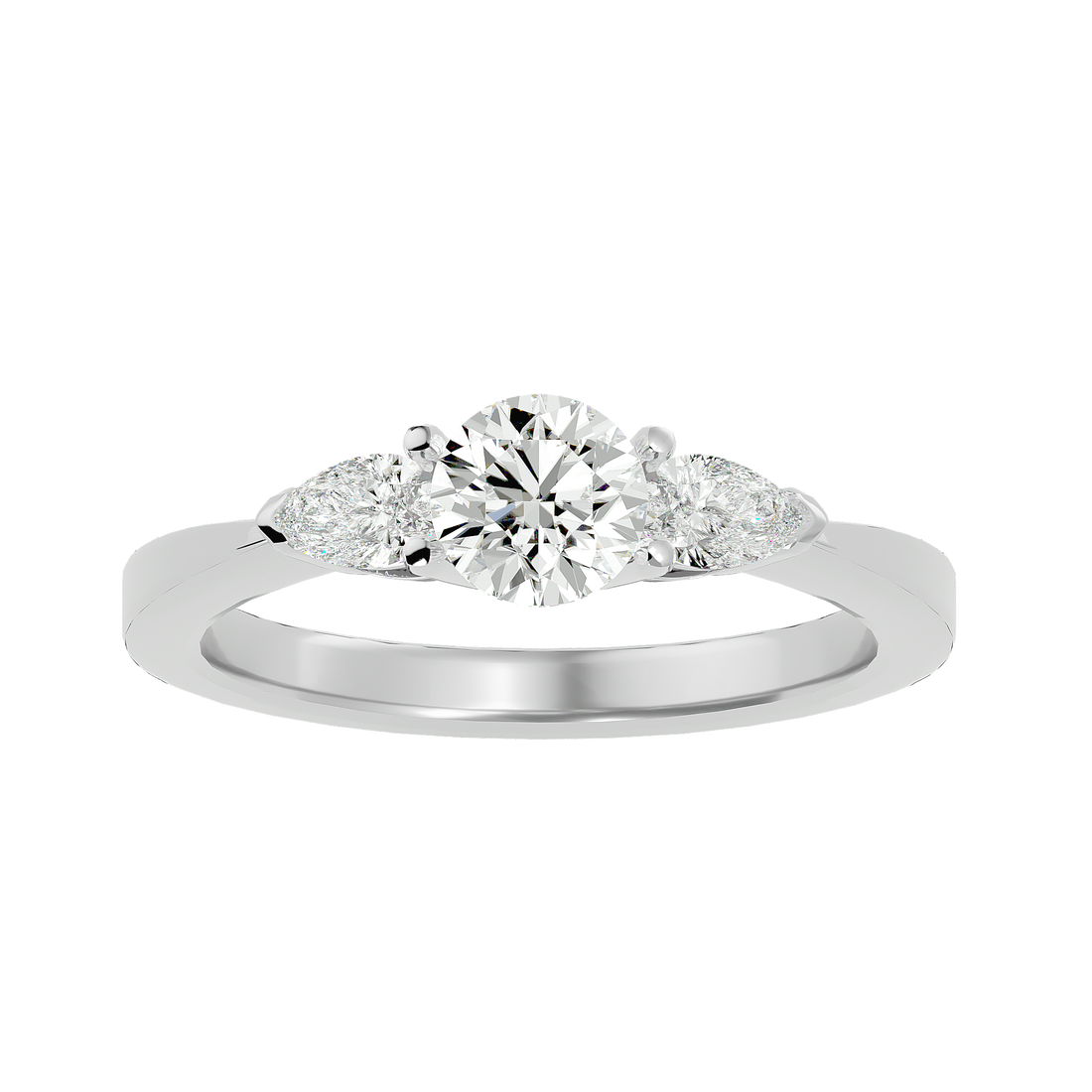 HOH Bella Diamond Three Stone Ring