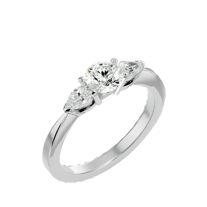 HOH Bella Diamond Three Stone Ring