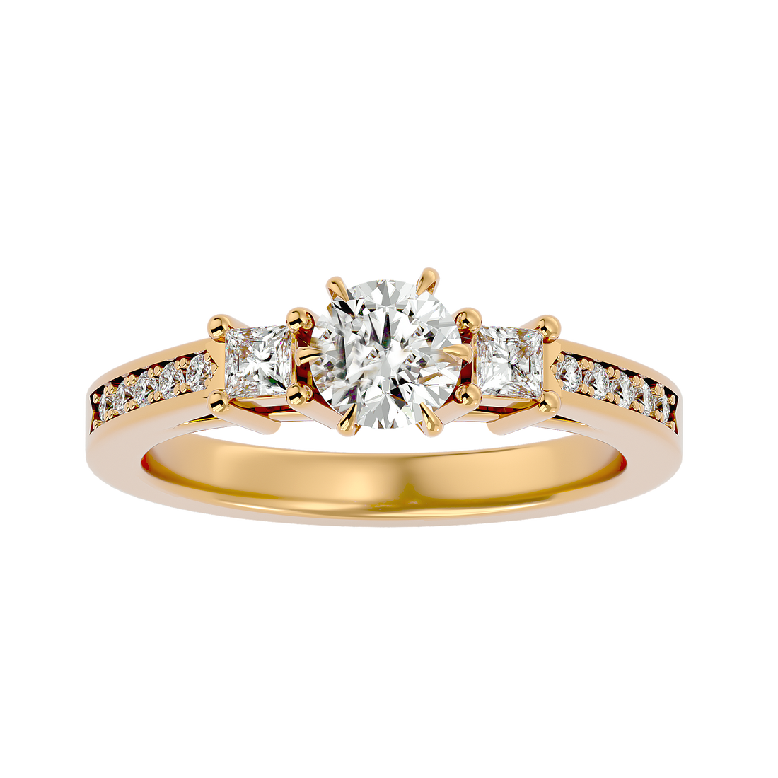 HOH Nora Diamond Three Stone Ring