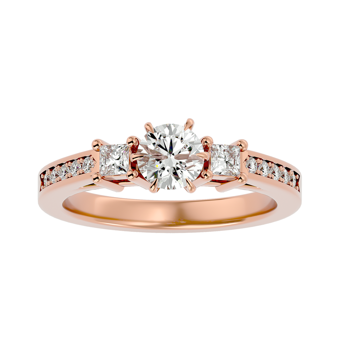 HOH Nora Diamond Three Stone Ring