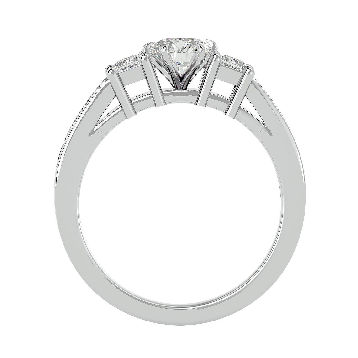 HOH Nora Diamond Three Stone Ring